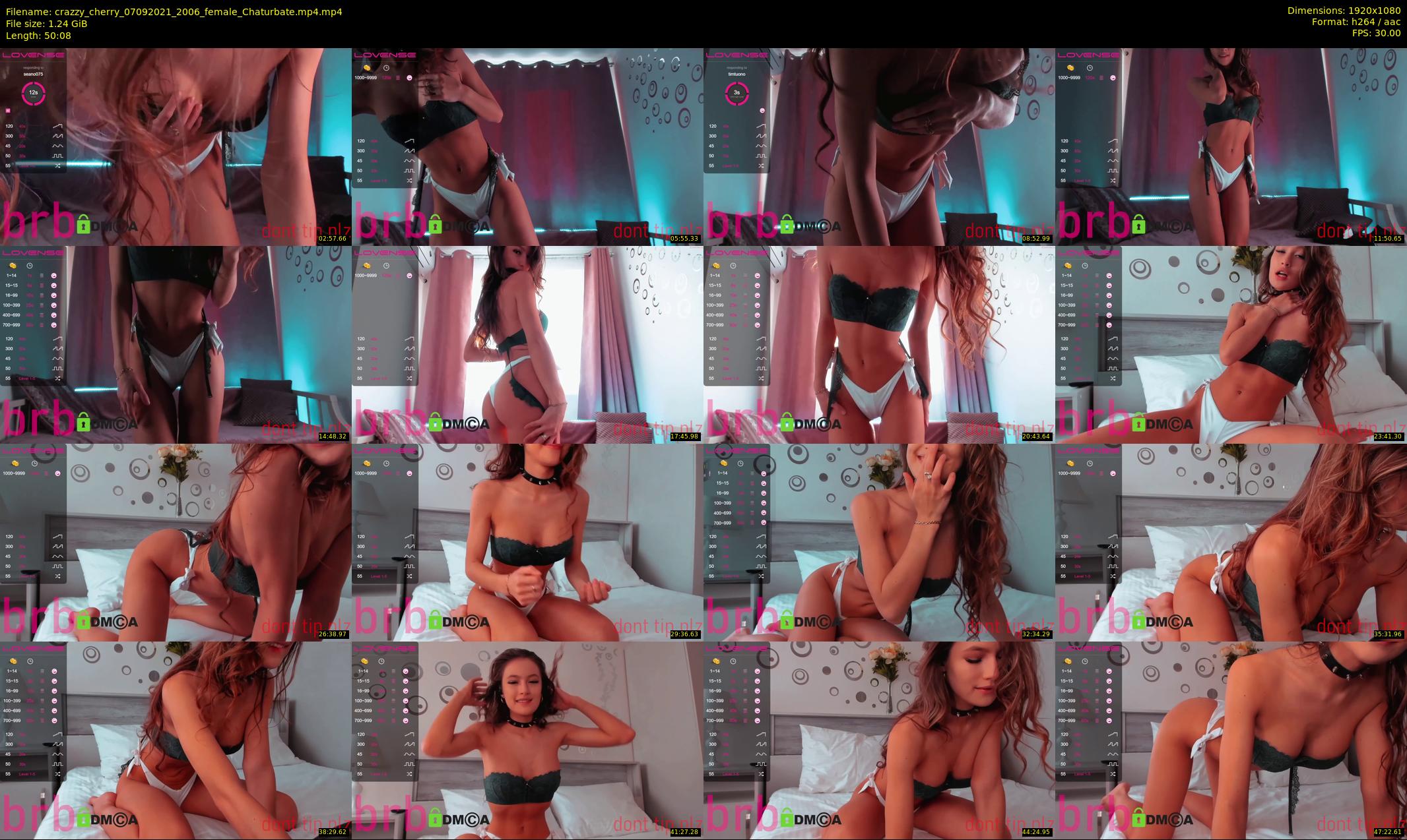 crazzy_cherry — 51 minute Chaturbate female cam show recording, 1080p, Sep 7, 2021