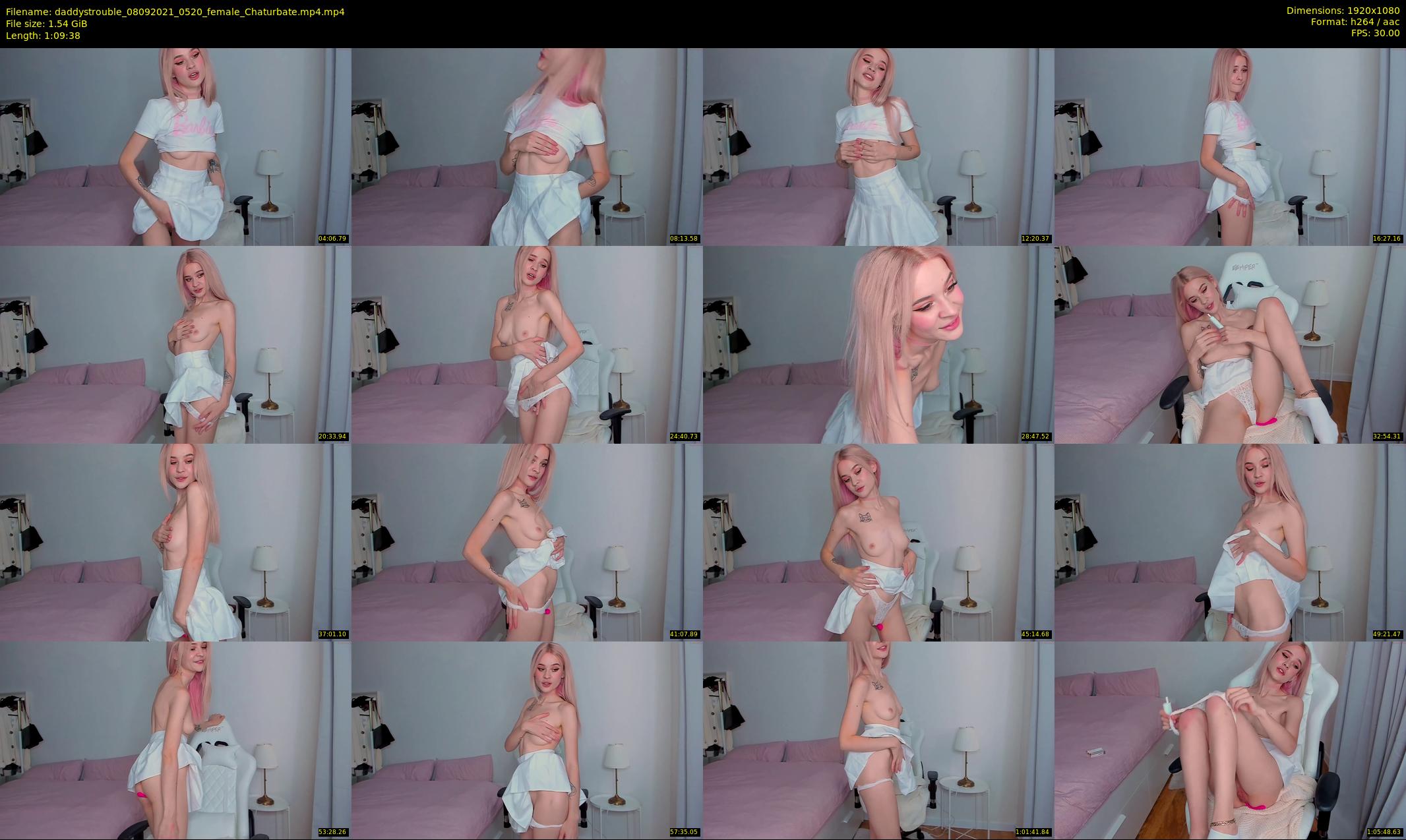 daddystrouble — 70 minute Chaturbate female cam show recording, 1080p, Sep 8, 2021