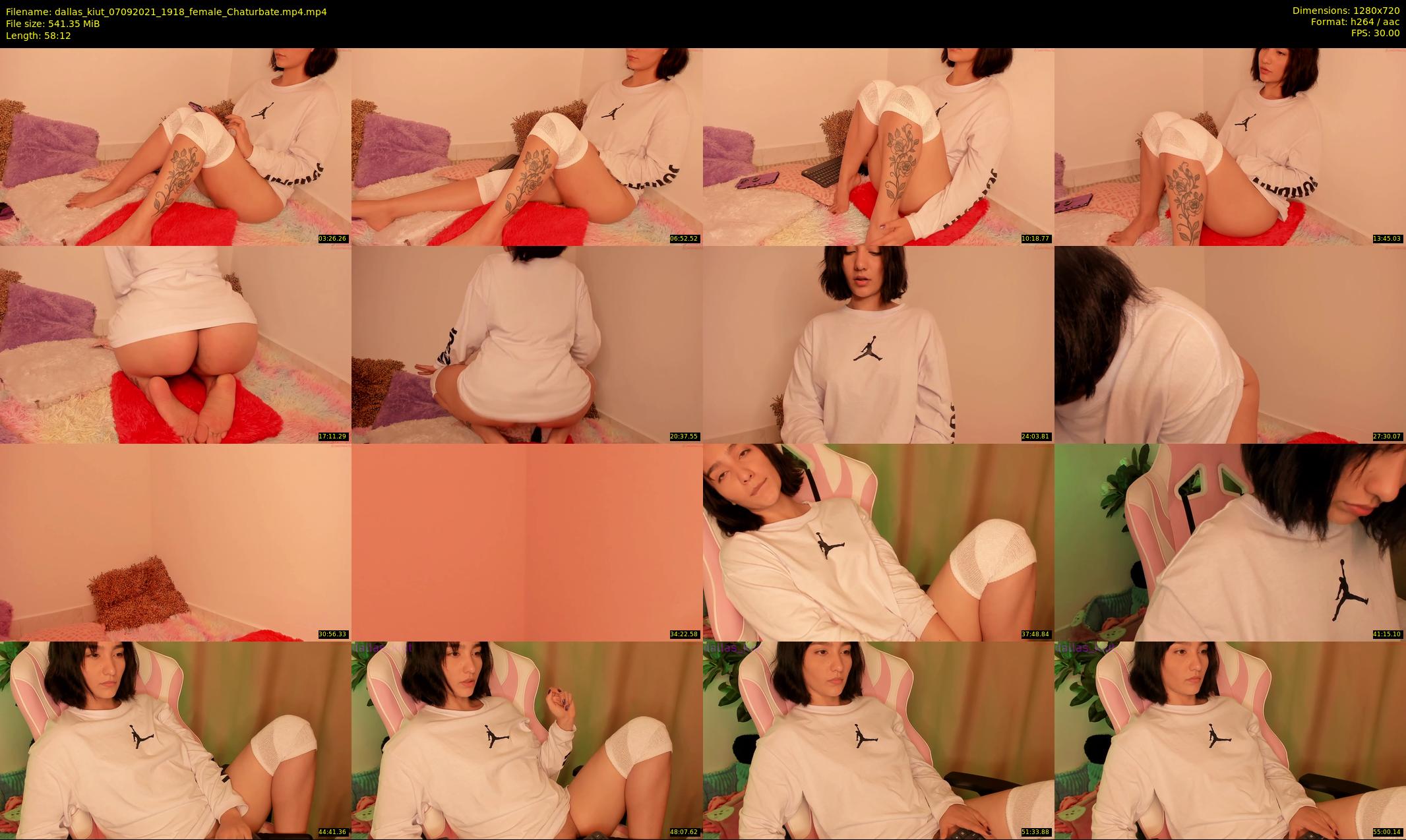 dallas_kiut — 59 minute Chaturbate female cam show recording, 720p, Sep 7, 2021