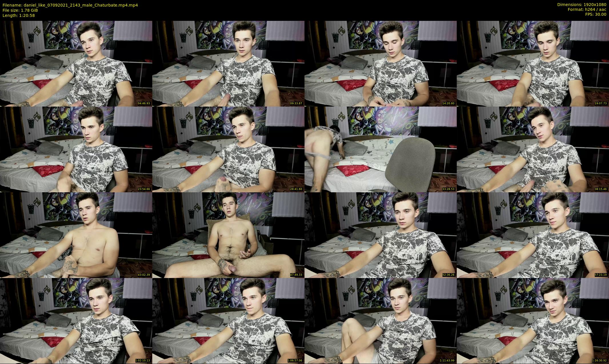 daniel_like — 81 minute Chaturbate male cam show recording, 1080p, Sep 7, 2021