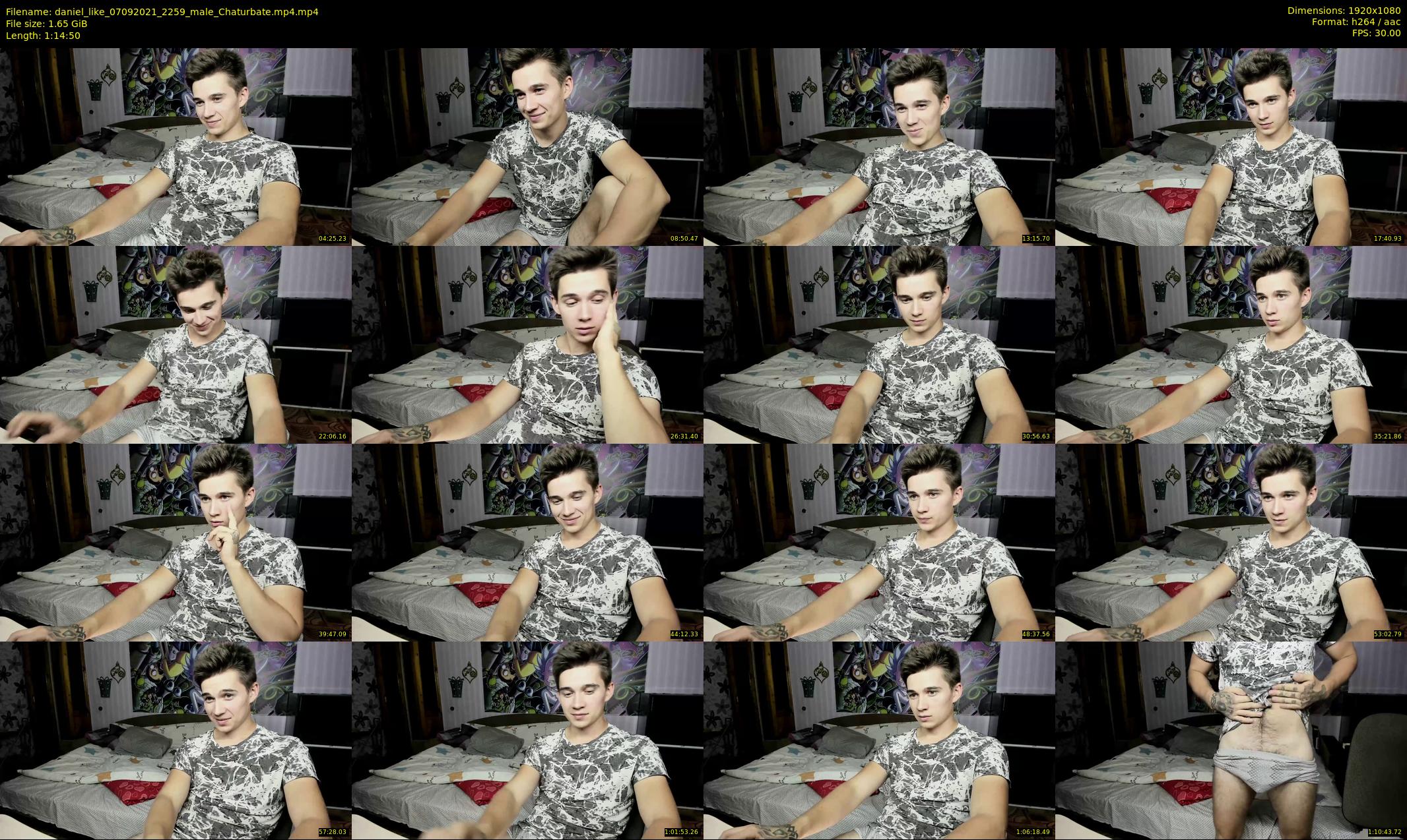 daniel_like — 75 minute Chaturbate male cam show recording, 1080p, Sep 7, 2021