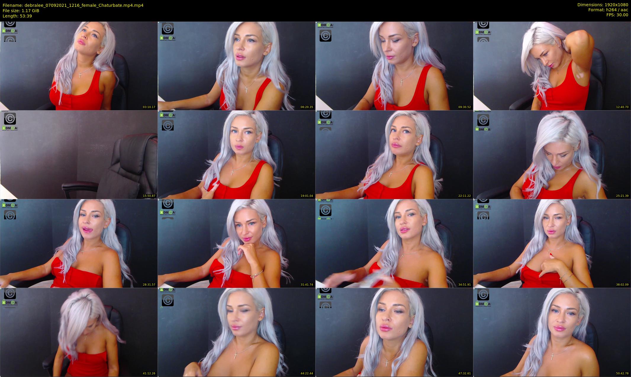 debralee — 54 minute Chaturbate female cam show recording, 1080p, Sep 7, 2021