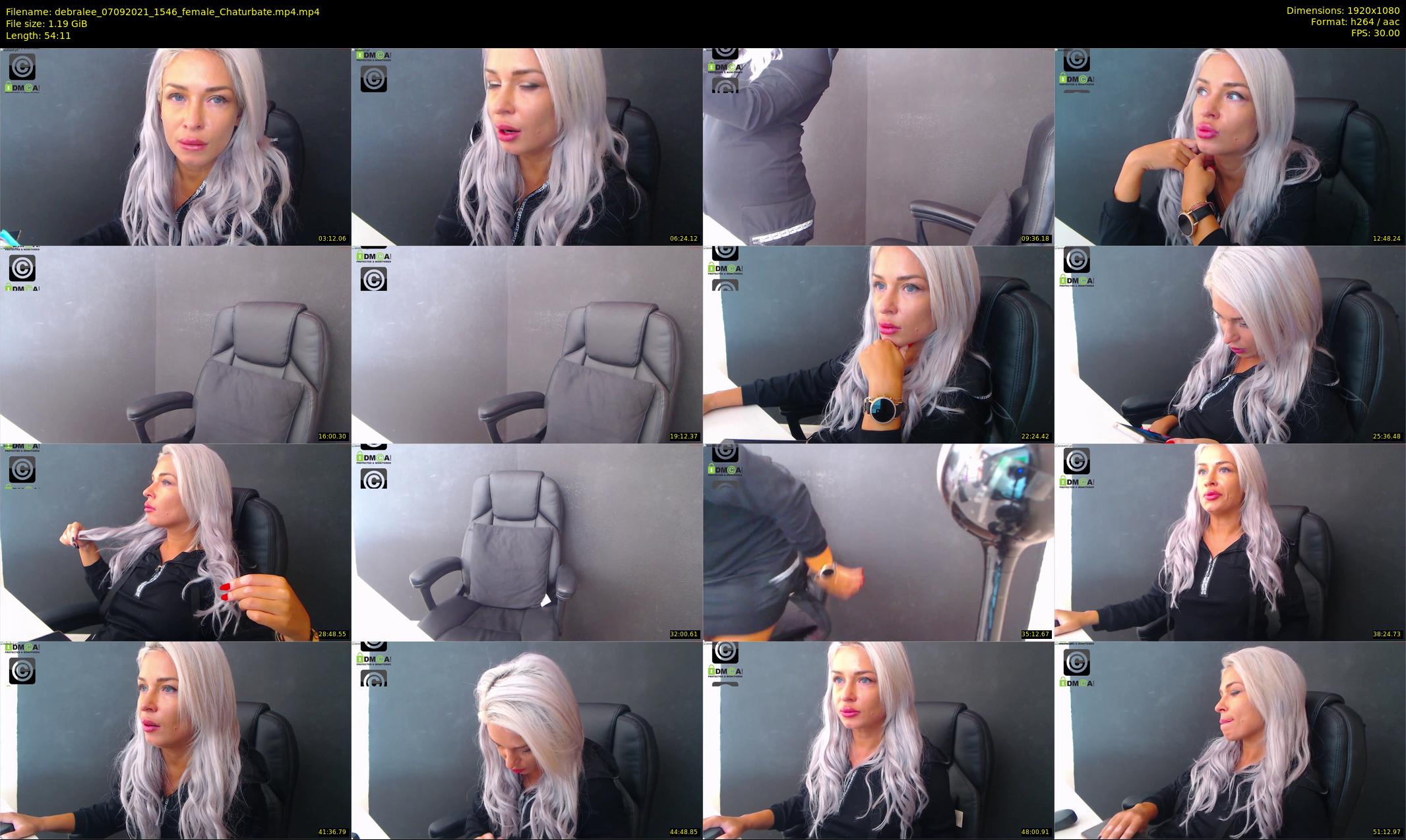 debralee — 55 minute Chaturbate female cam show recording, 1080p, Sep 7, 2021