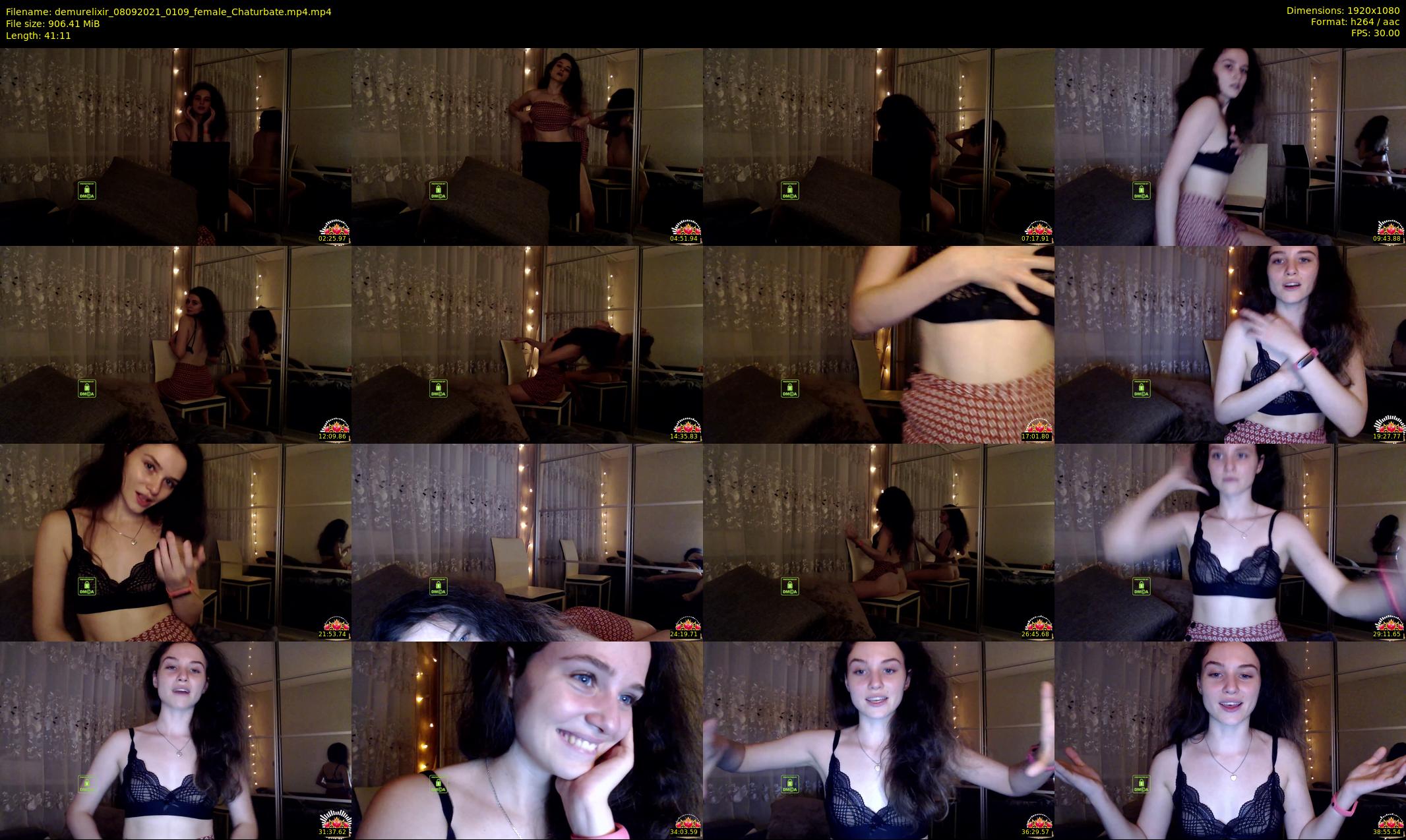 demurelixir — 42 minute Chaturbate female cam show recording, 1080p, Sep 8, 2021