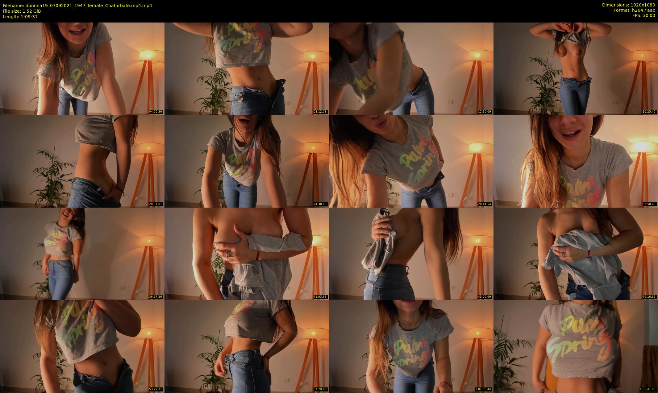 donnna19 — 70 minute Chaturbate female cam show recording, 1080p, Sep 7, 2021