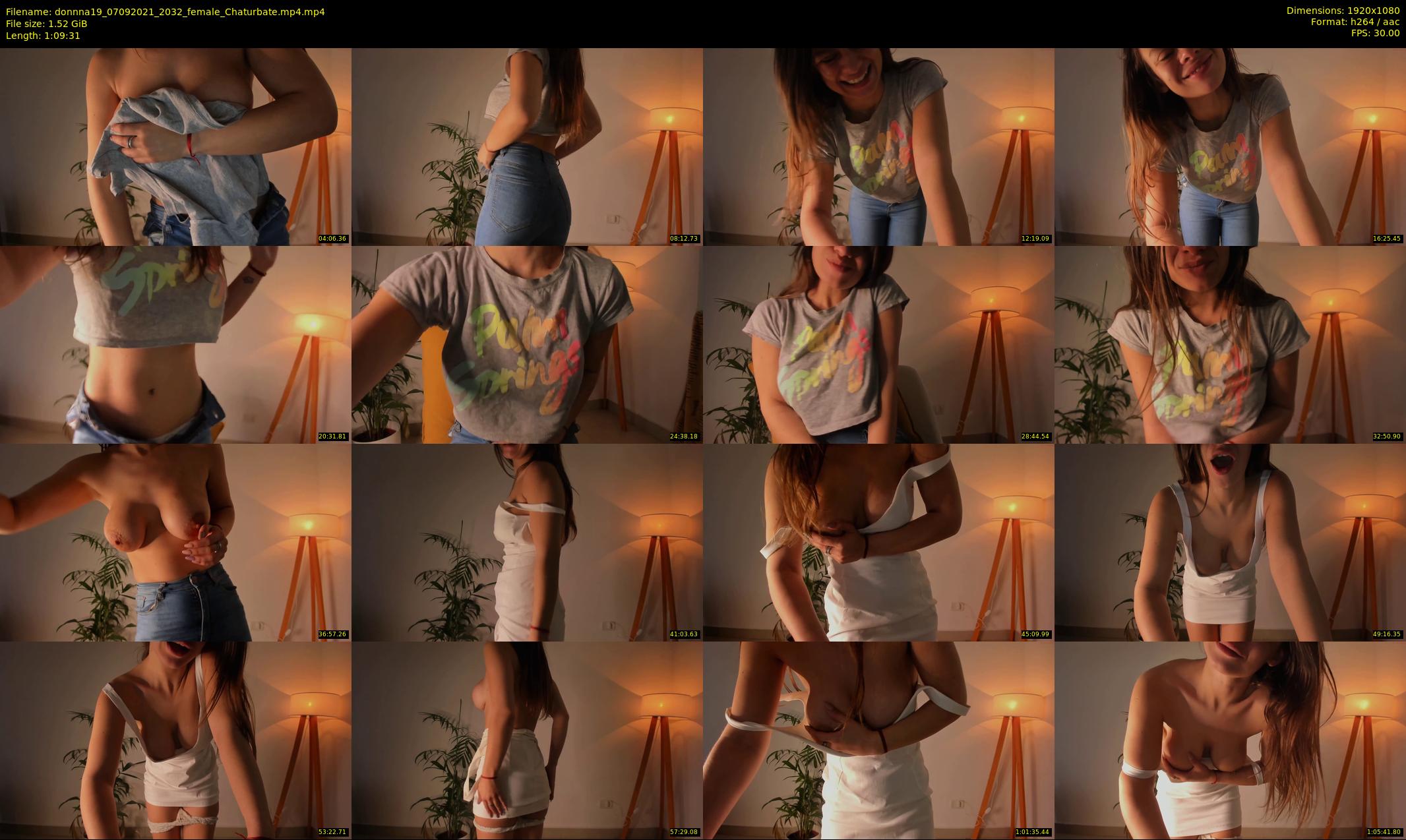 donnna19 — 70 minute Chaturbate female cam show recording, 1080p, Sep 7, 2021