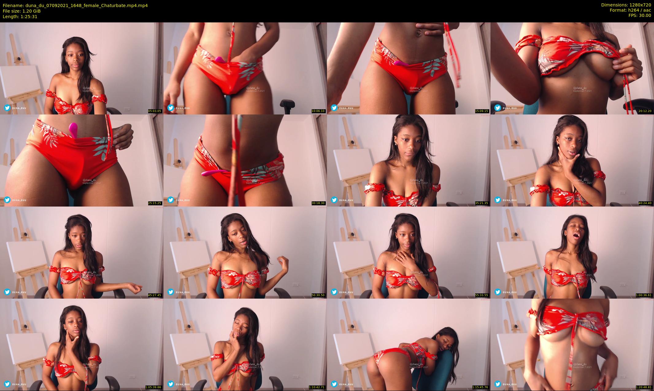 duna_du — 86 minute Chaturbate female cam show recording, 720p, Sep 7, 2021