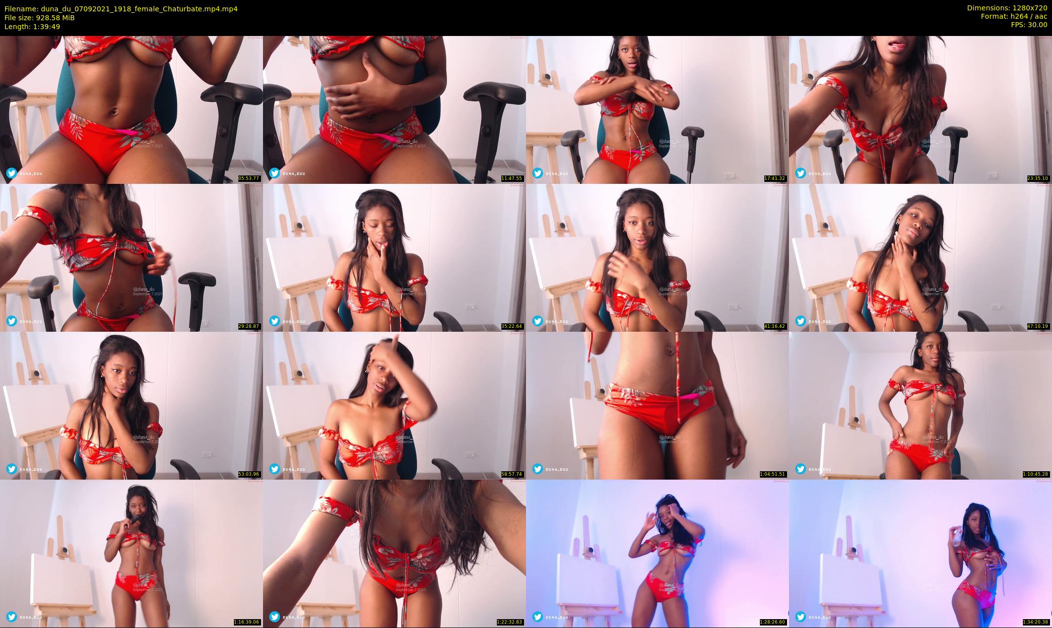 duna_du — 100 minute Chaturbate female cam show recording, 720p, Sep 7, 2021