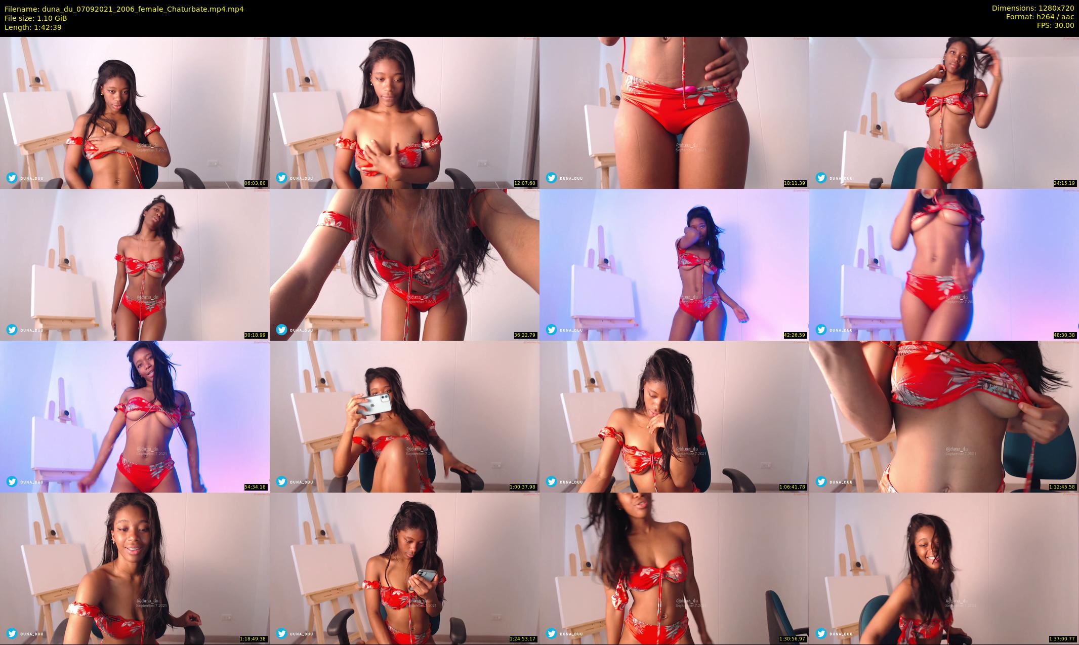 duna_du — 103 minute Chaturbate female cam show recording, 720p, Sep 7, 2021