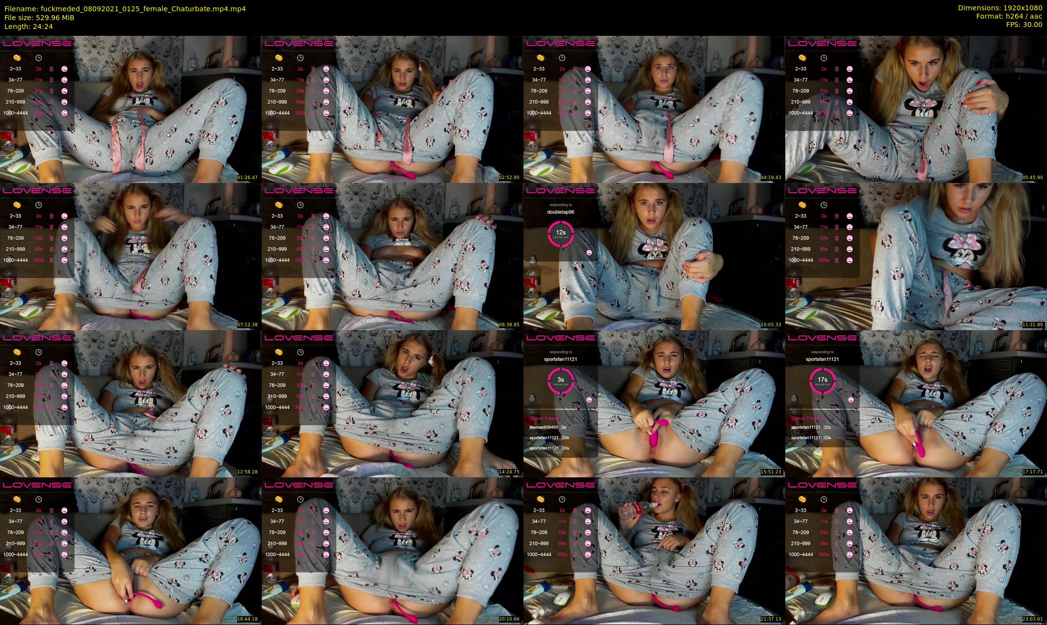 fuckmeded — 25 minute Chaturbate female cam show recording, 1080p, Sep 8, 2021
