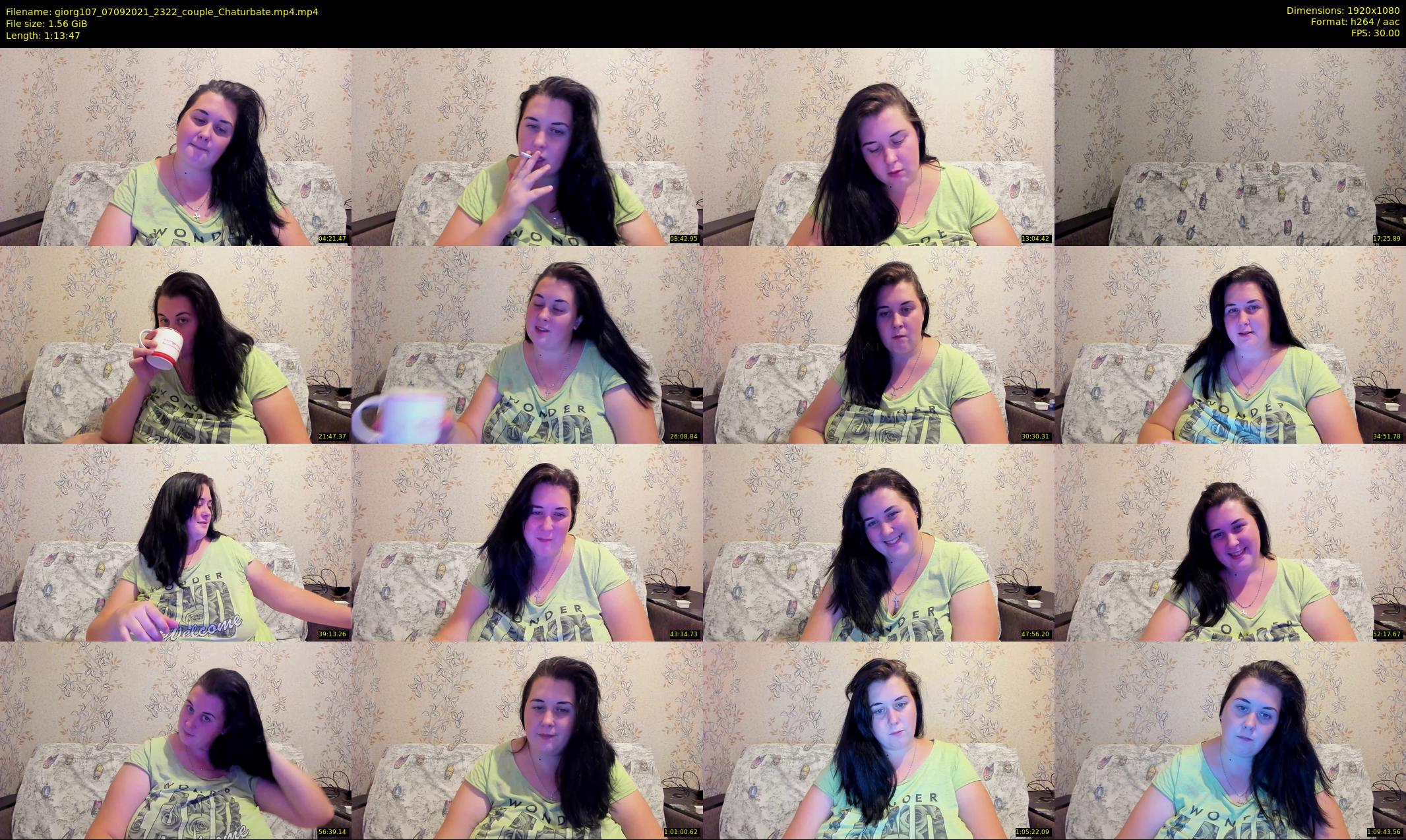 giorg107 — 74 minute Chaturbate couple cam show recording, 1080p, Sep 7, 2021