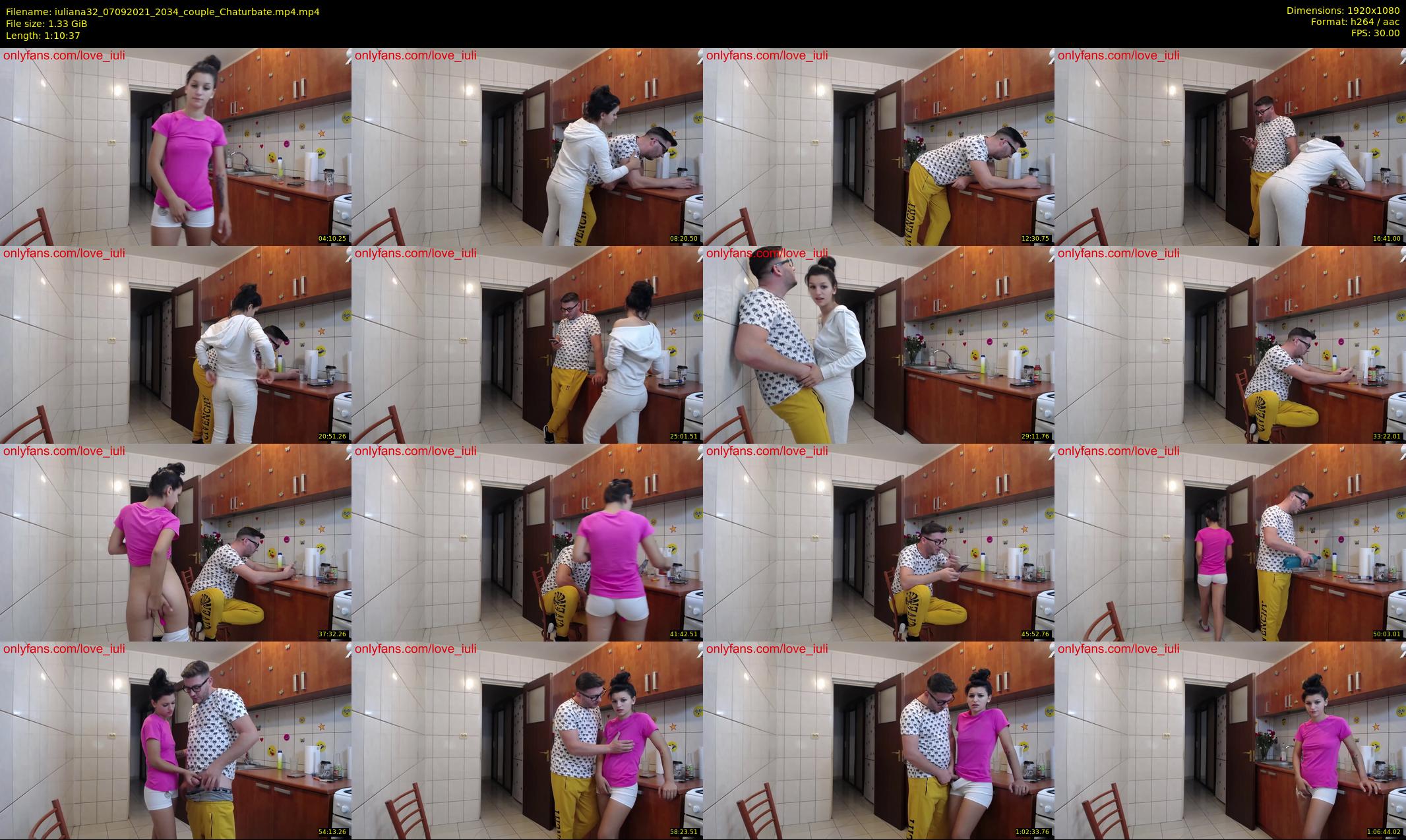iuliana32 — 71 minute Chaturbate couple cam show recording, 1080p, Sep 7, 2021