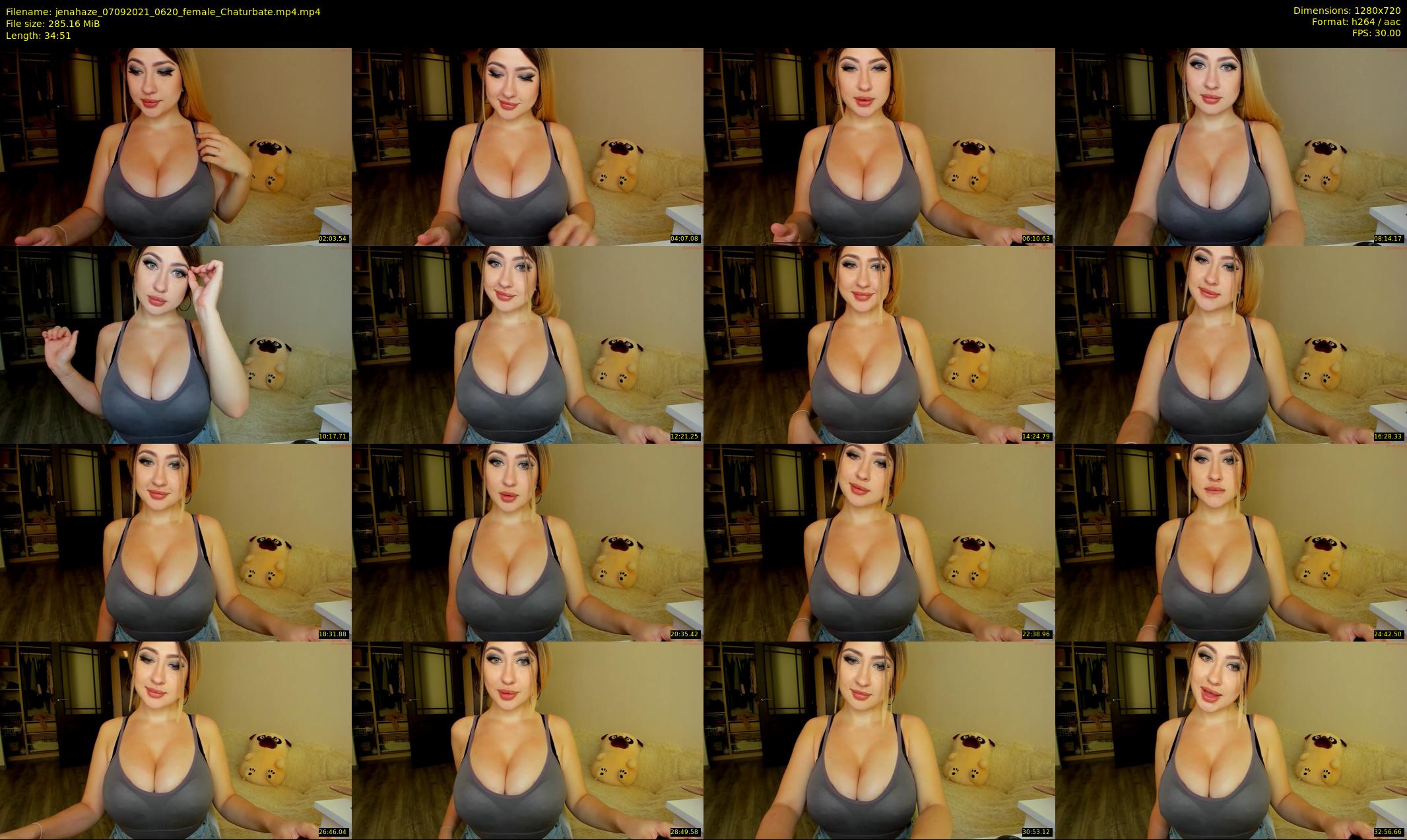 jenahaze — 35 minute Chaturbate female cam show recording, 720p, Sep 7, 2021