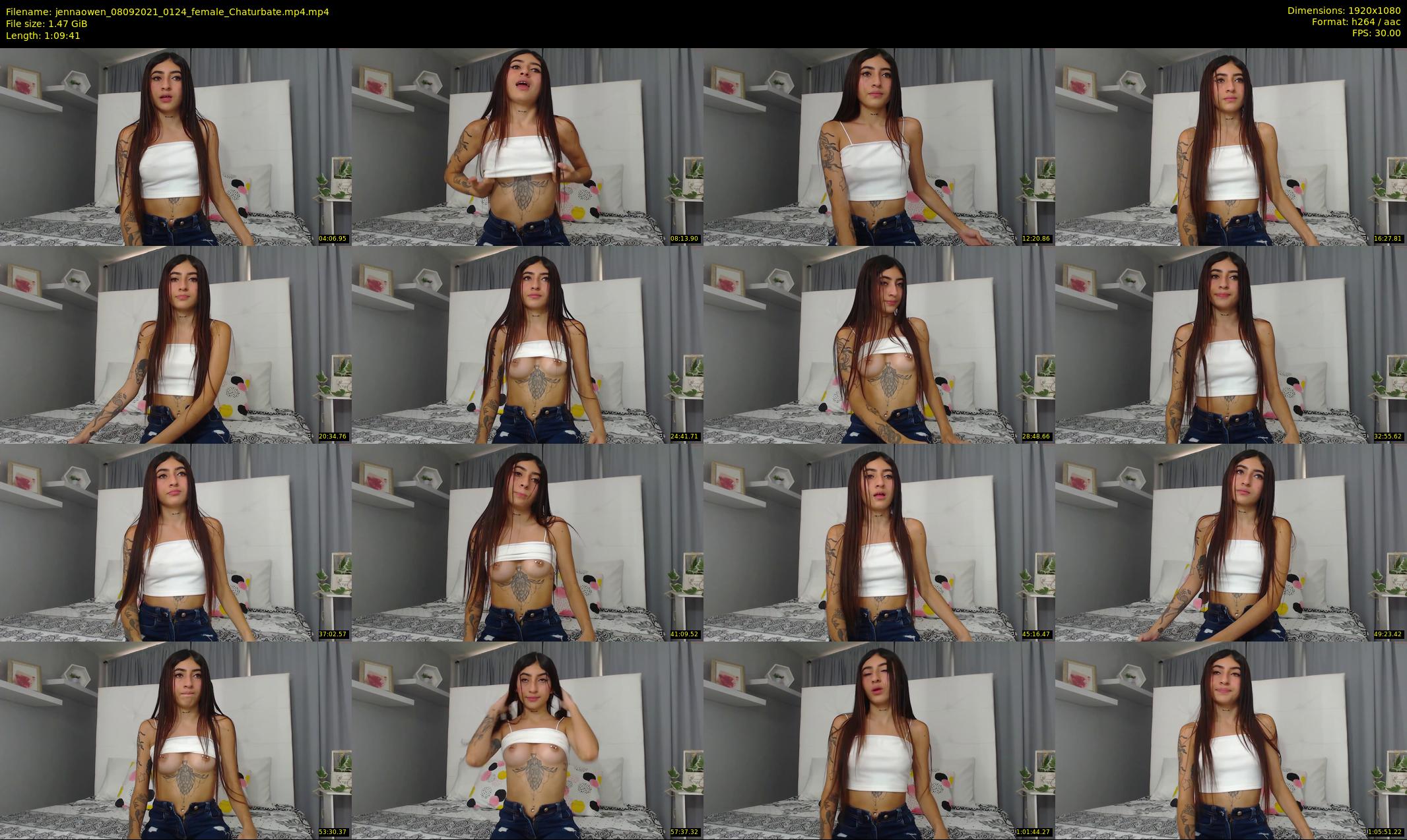 jennaowen — 70 minute Chaturbate female cam show recording, 1080p, Sep 8, 2021