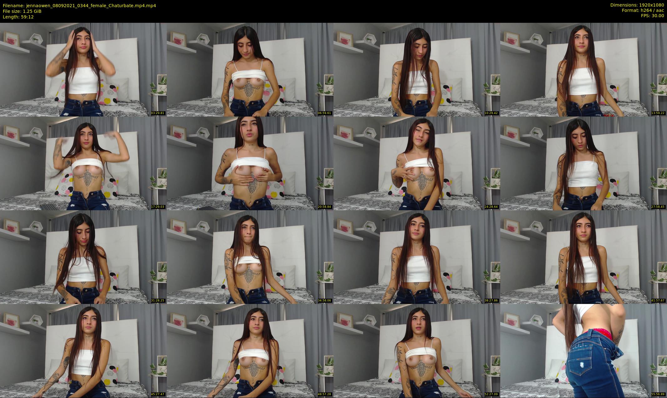 jennaowen — 60 minute Chaturbate female cam show recording, 1080p, Sep 8, 2021