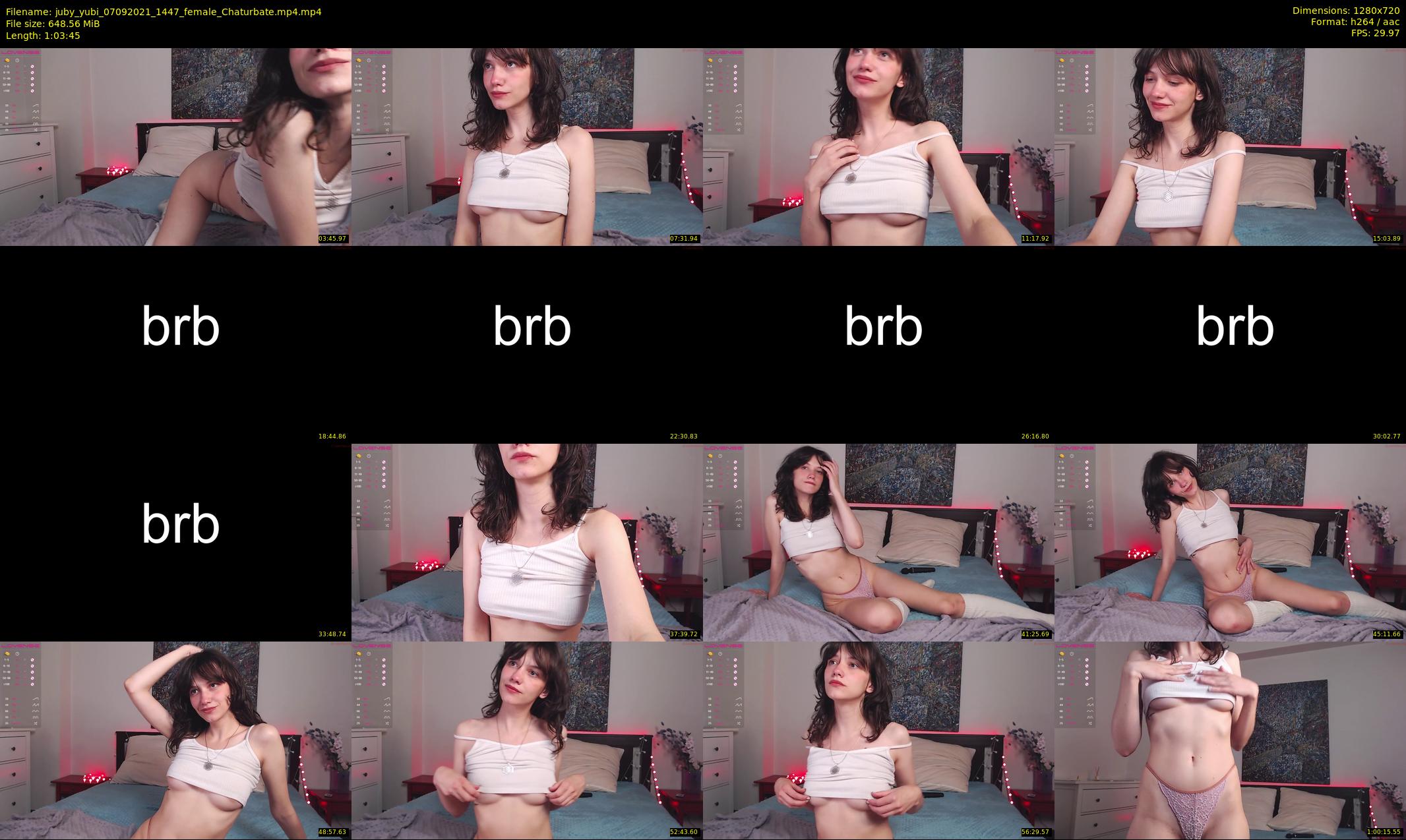 juby_yubi — 64 minute Chaturbate female cam show recording, 720p, Sep 7, 2021