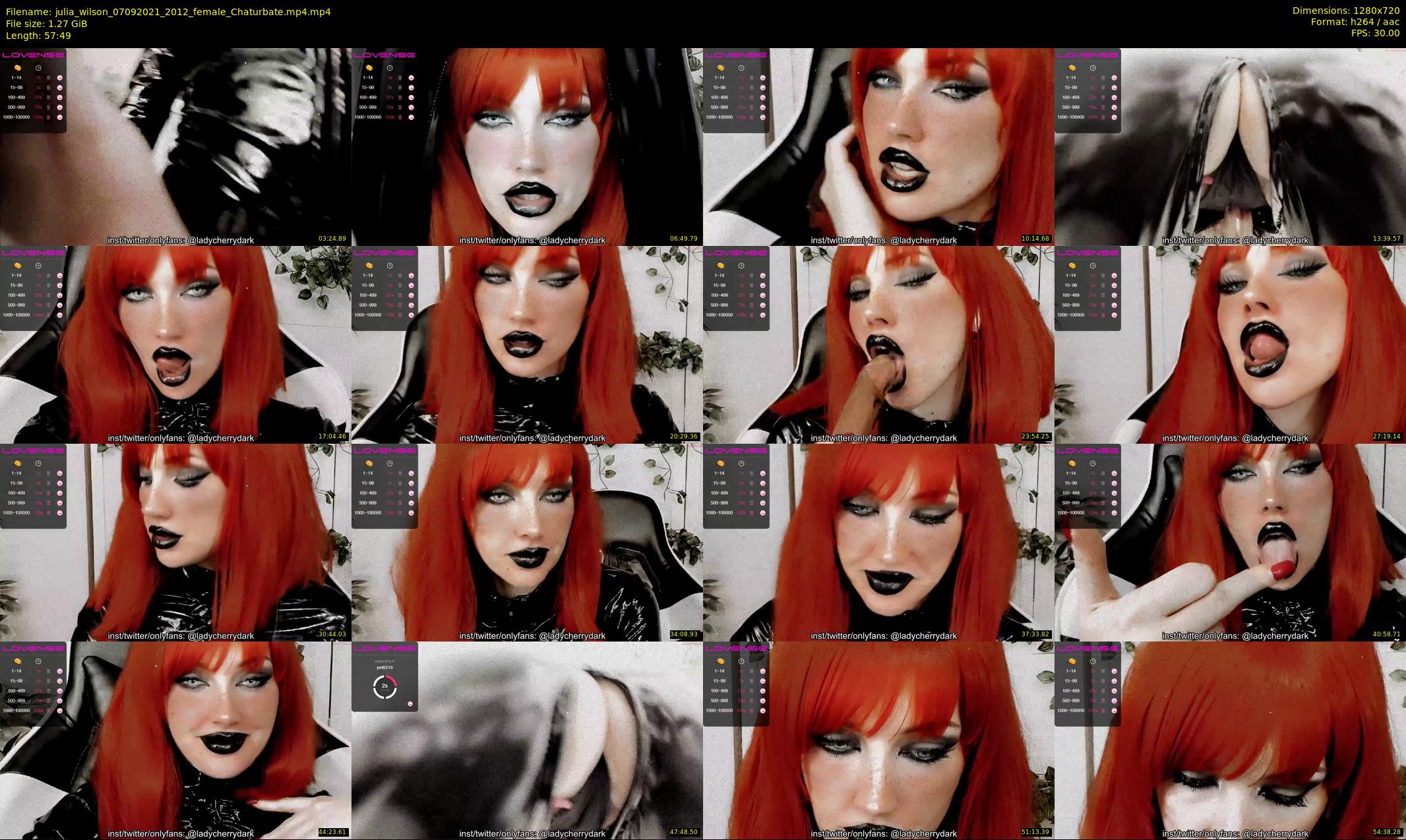 julia_wilson — 58 minute Chaturbate female cam show recording, 720p, Sep 7, 2021