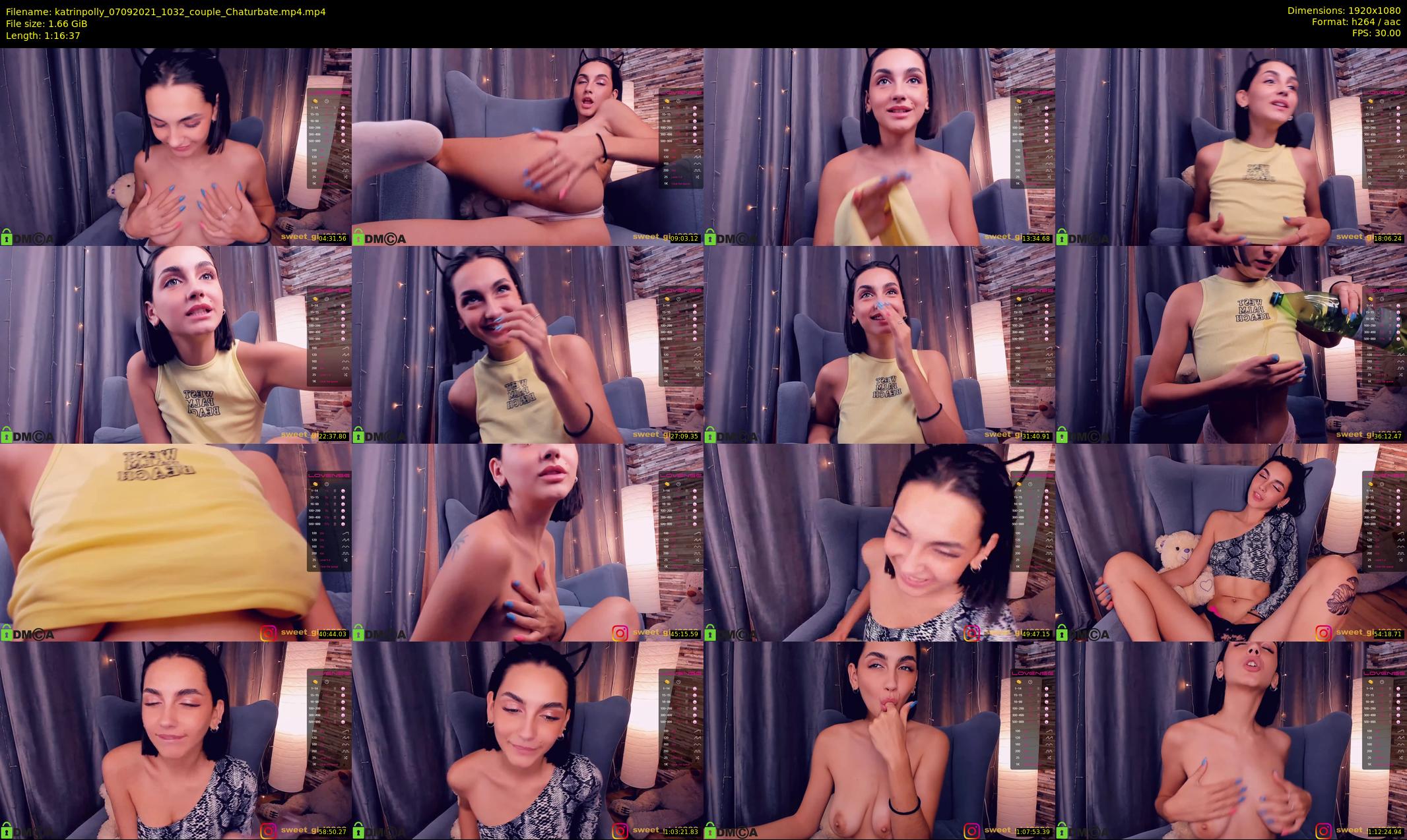 katrinpolly — 77 minute Chaturbate couple cam show recording, 1080p, Sep 7, 2021