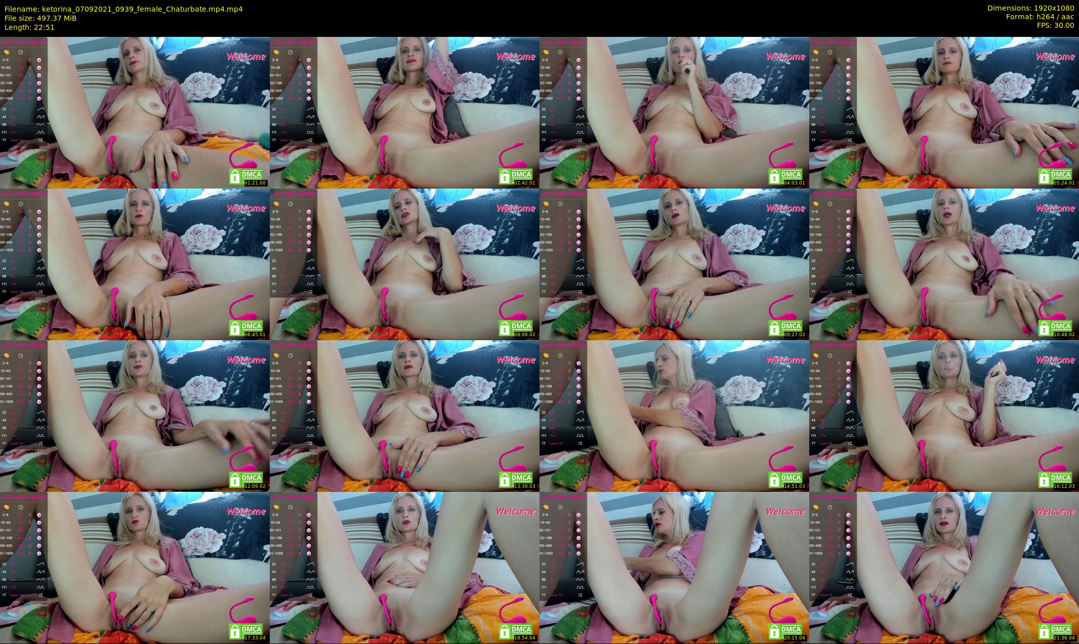 ketorina — 23 minute Chaturbate female cam show recording, 1080p, Sep 7, 2021