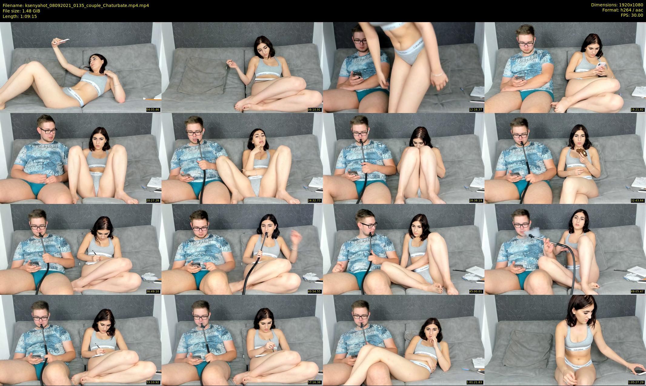 ksenyahot — 70 minute Chaturbate couple cam show recording, 1080p, Sep 8, 2021