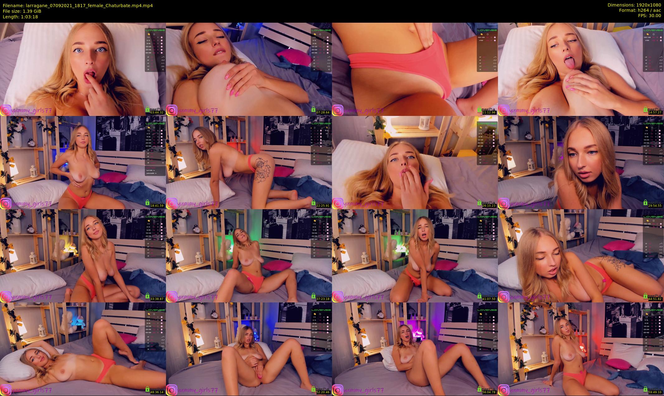 larragane — 64 minute Chaturbate couple cam show recording, 1080p, Sep 7, 2021
