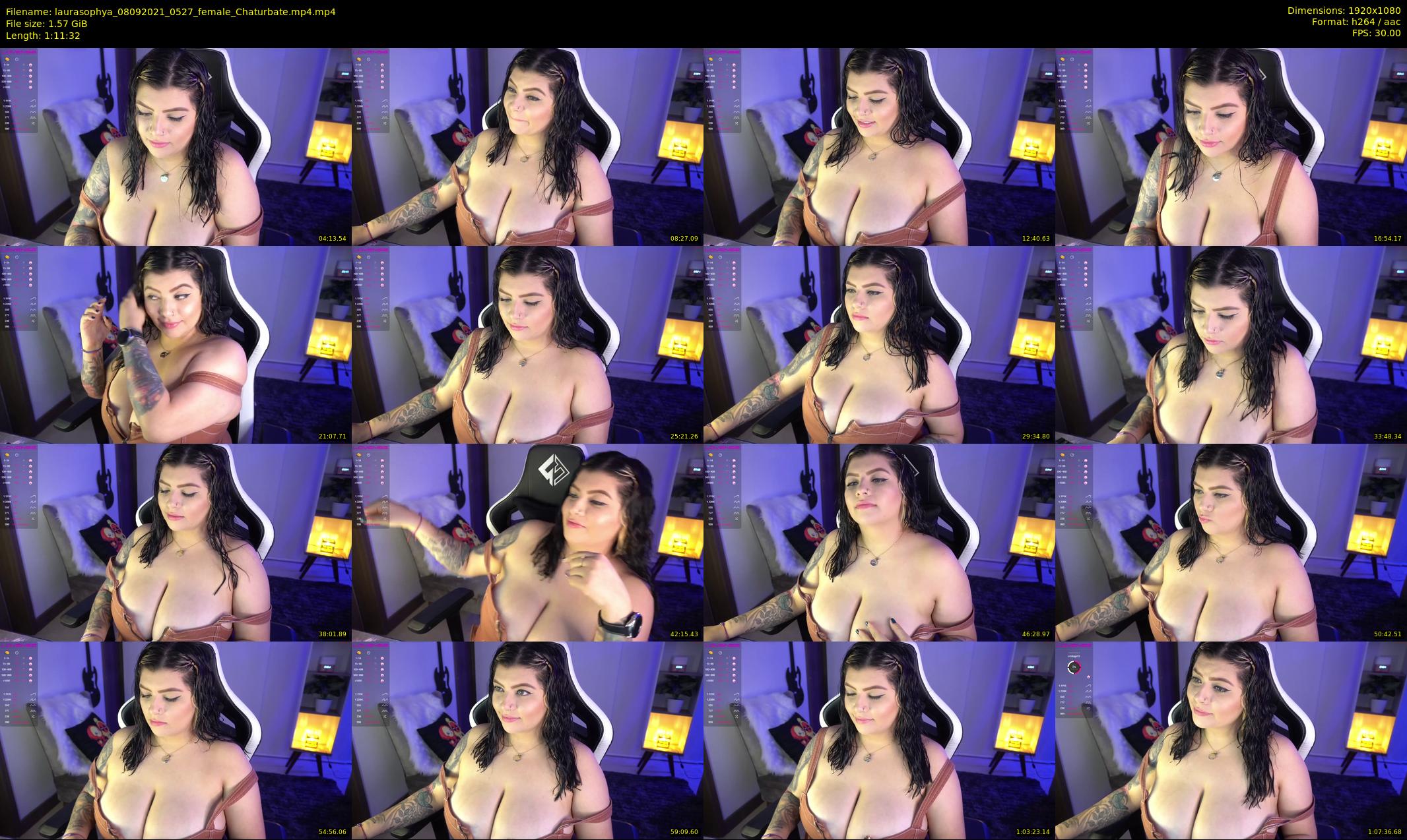 laurasophya — 72 minute Chaturbate female cam show recording, 1080p, Sep 8, 2021