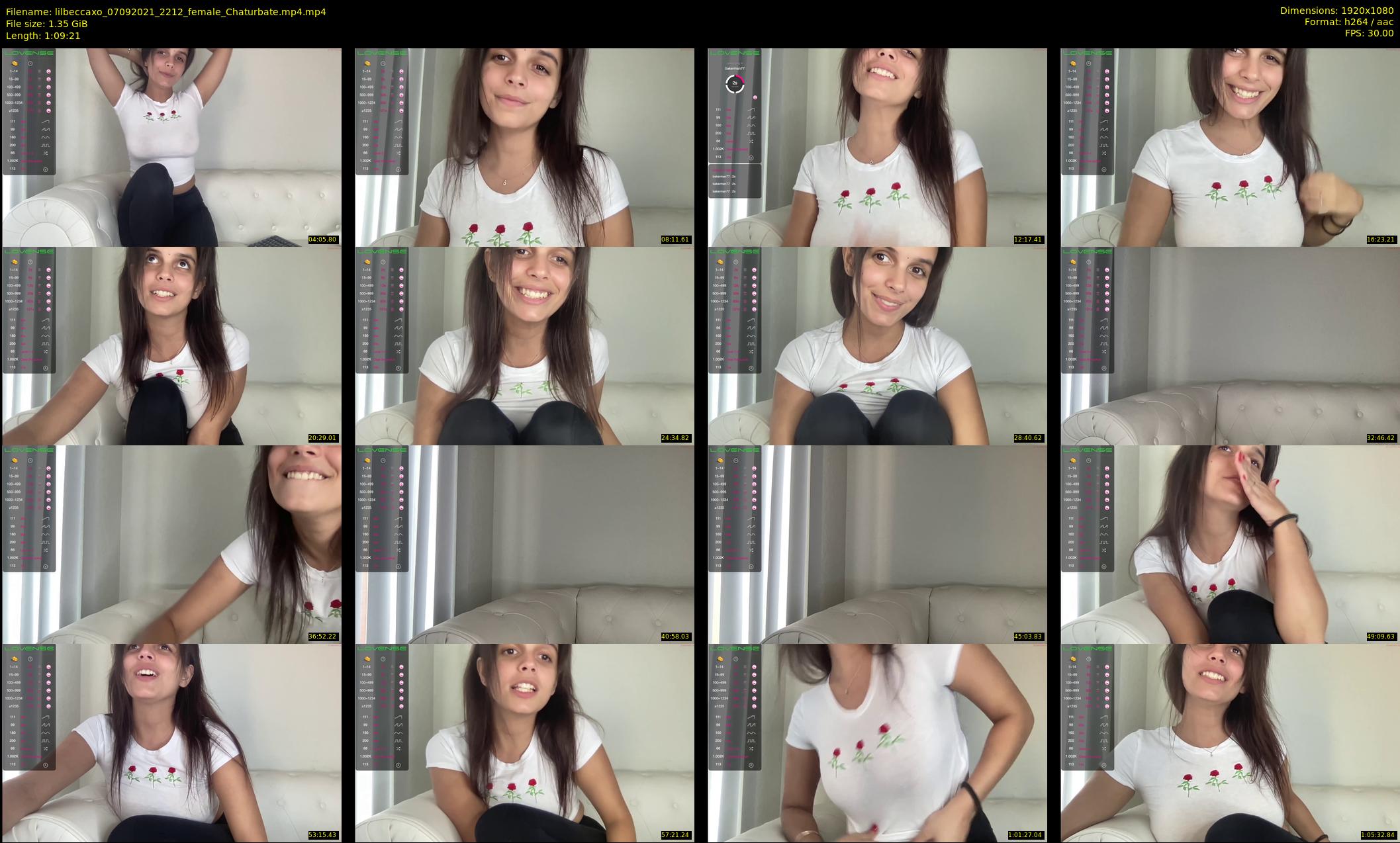 lilbeccaxo — 70 minute Chaturbate female cam show recording, 1080p, Sep 7, 2021