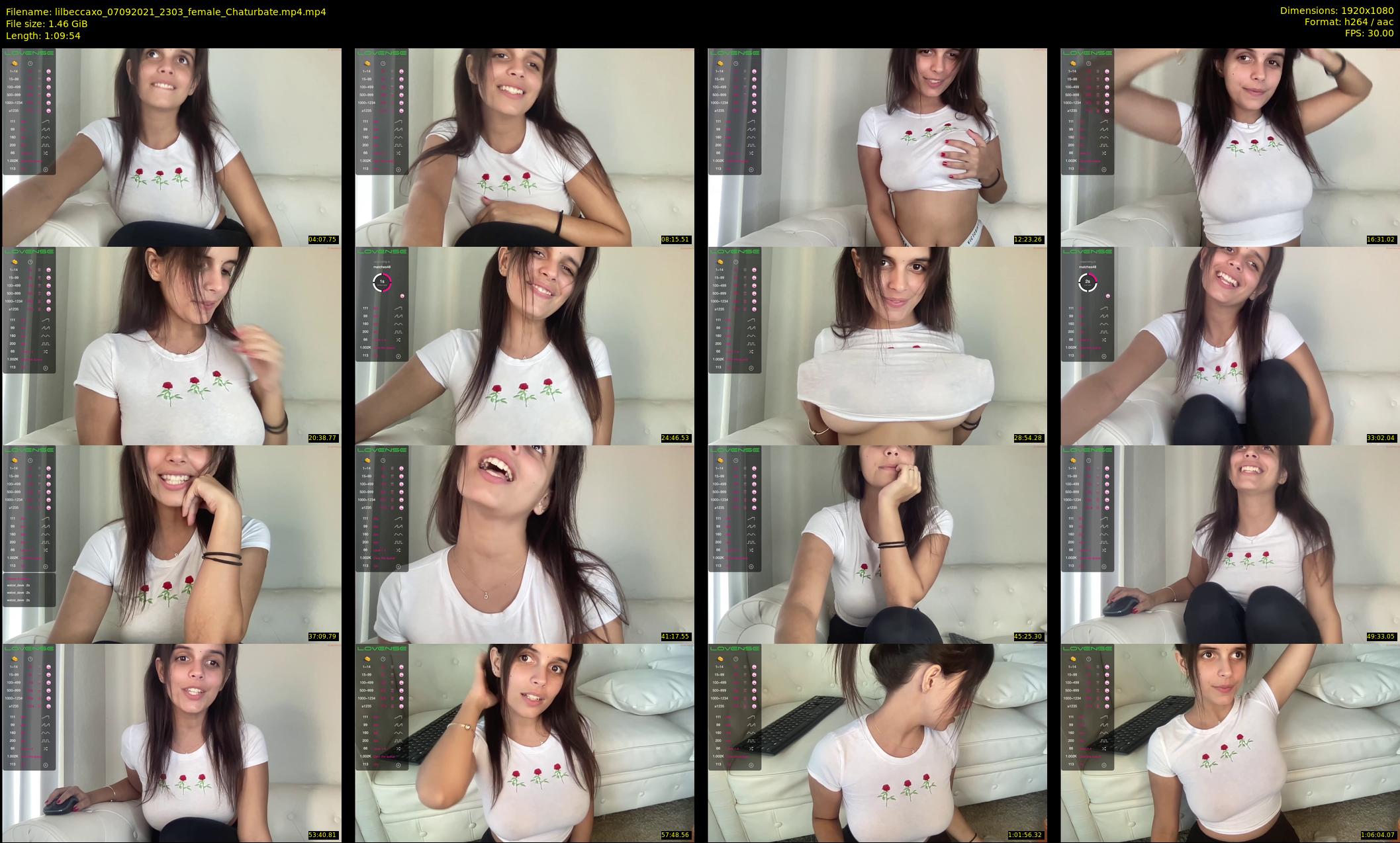 lilbeccaxo — 70 minute Chaturbate female cam show recording, 1080p, Sep 7, 2021