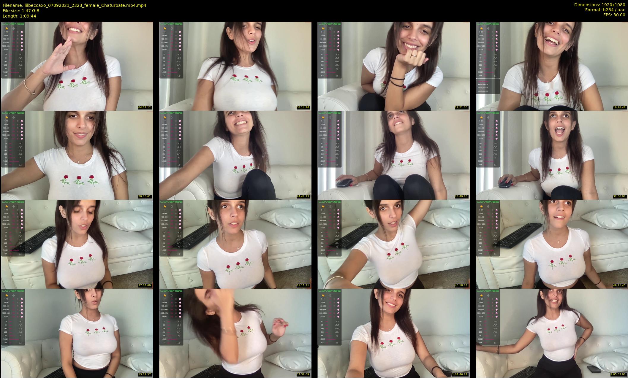 lilbeccaxo — 70 minute Chaturbate female cam show recording, 1080p, Sep 7, 2021