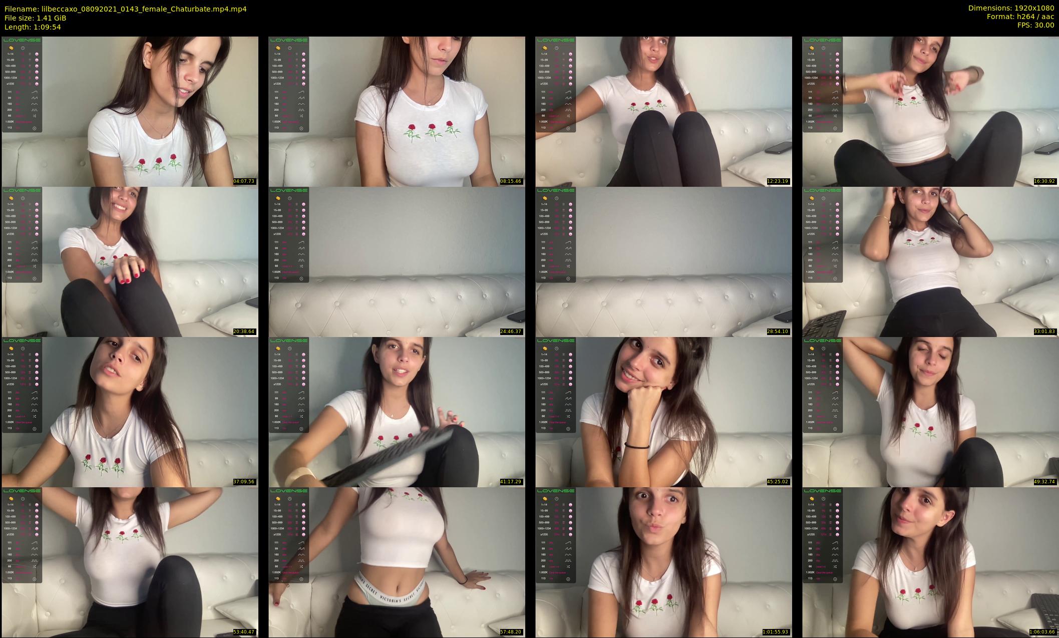 lilbeccaxo — 70 minute Chaturbate female cam show recording, 1080p, Sep 8, 2021