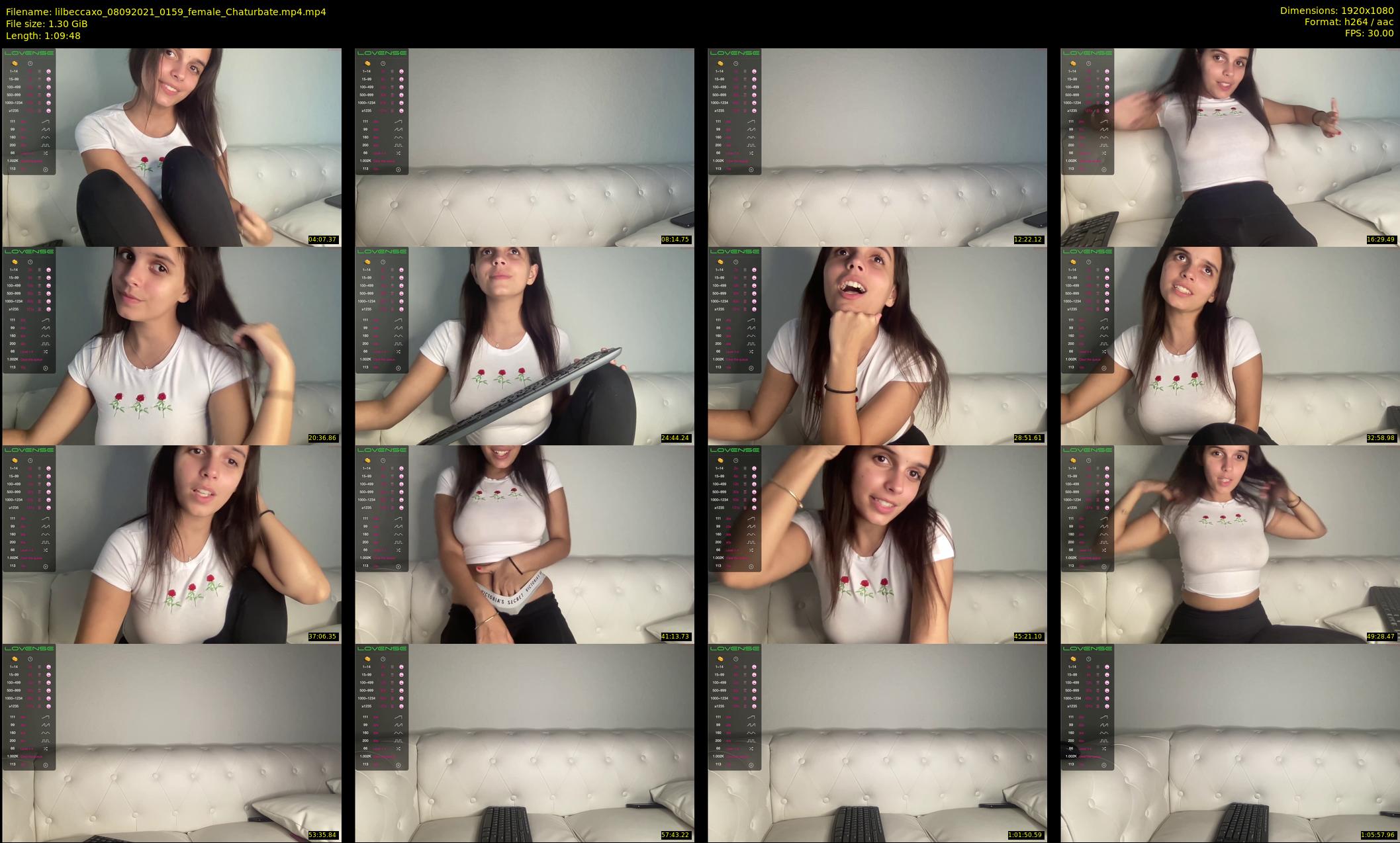 lilbeccaxo — 70 minute Chaturbate female cam show recording, 1080p, Sep 8, 2021