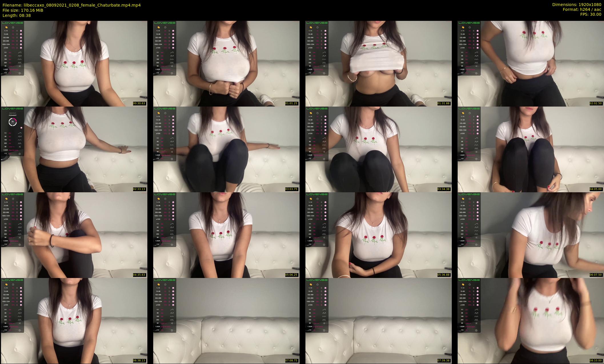 lilbeccaxo — 9 minute Chaturbate female cam show recording, 1080p, Sep 8, 2021