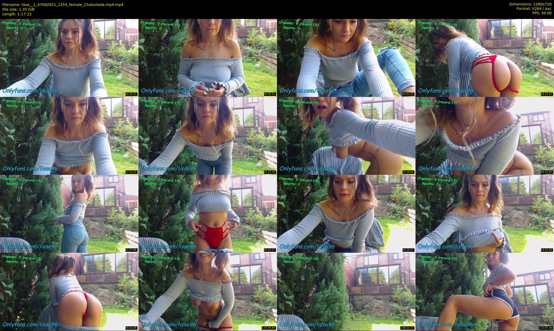 lissa__1 — 78 minute Chaturbate female cam show recording, 720p, Sep 7, 2021