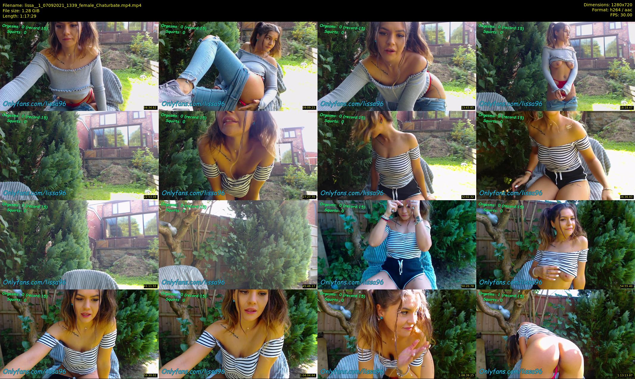 lissa__1 — 78 minute Chaturbate female cam show recording, 720p, Sep 7, 2021