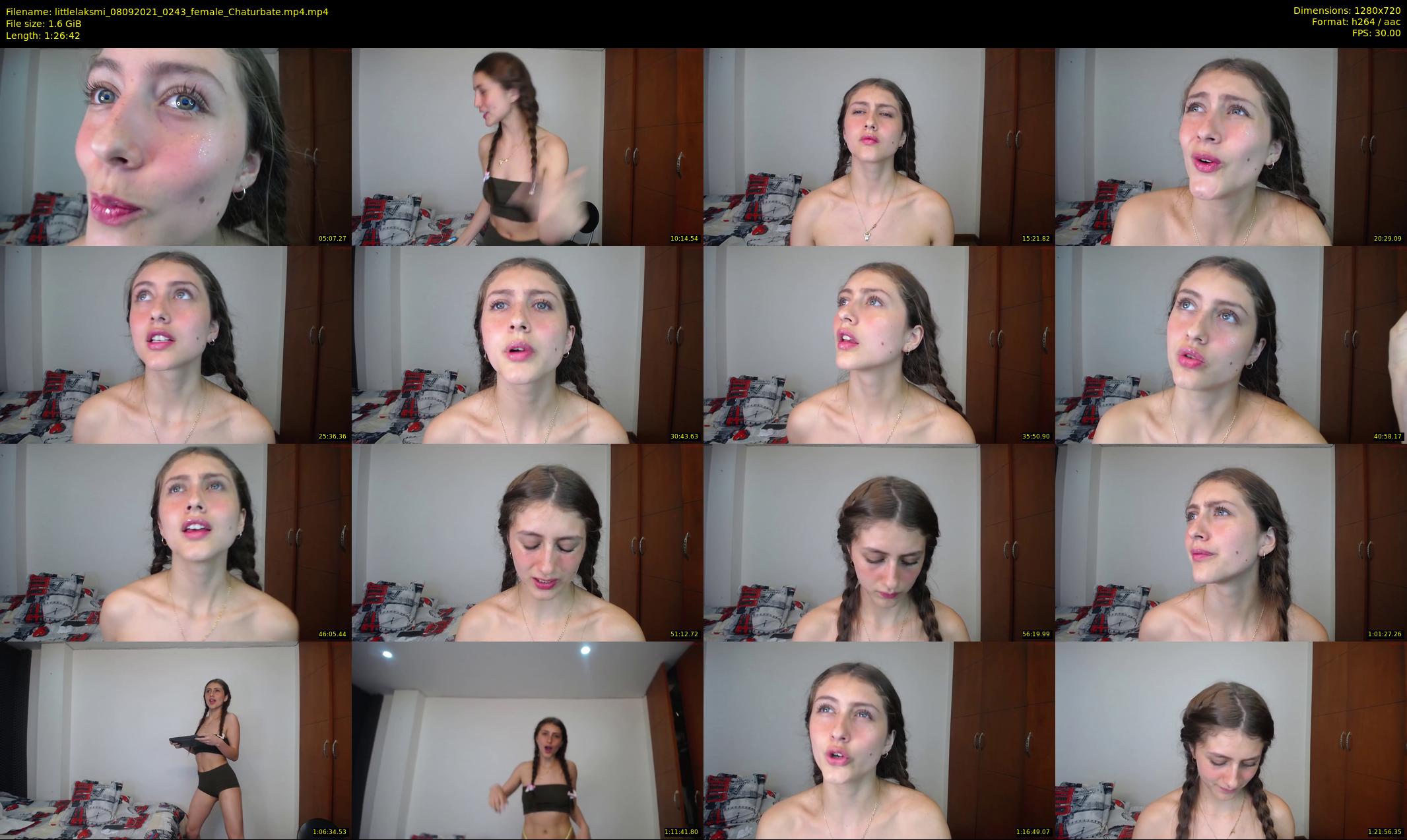 littlelaksmi — 87 minute Chaturbate female cam show recording, 720p, Sep 8, 2021