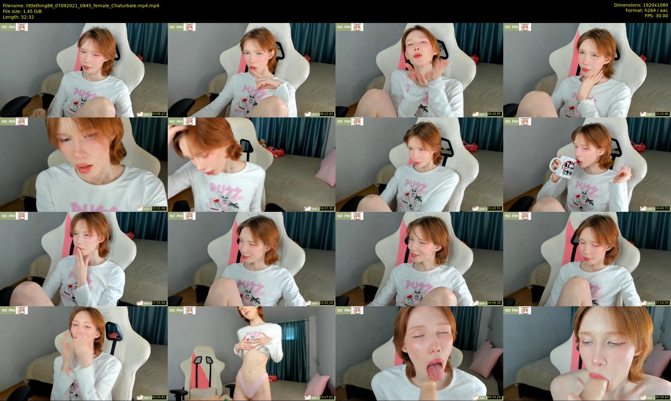 littlething88 — 53 minute Chaturbate female cam show recording, 1080p, Sep 7, 2021