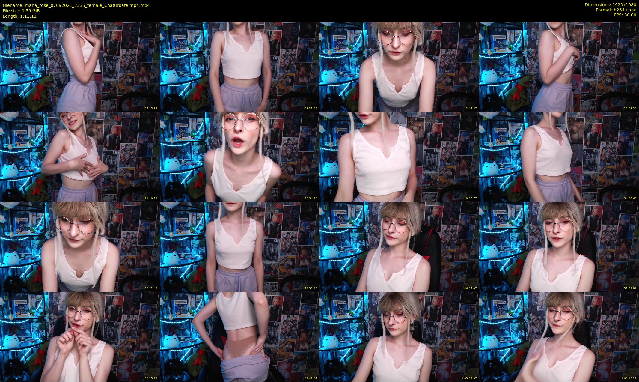 mana_rose — 73 minute Chaturbate female cam show recording, 1080p, Sep 7, 2021