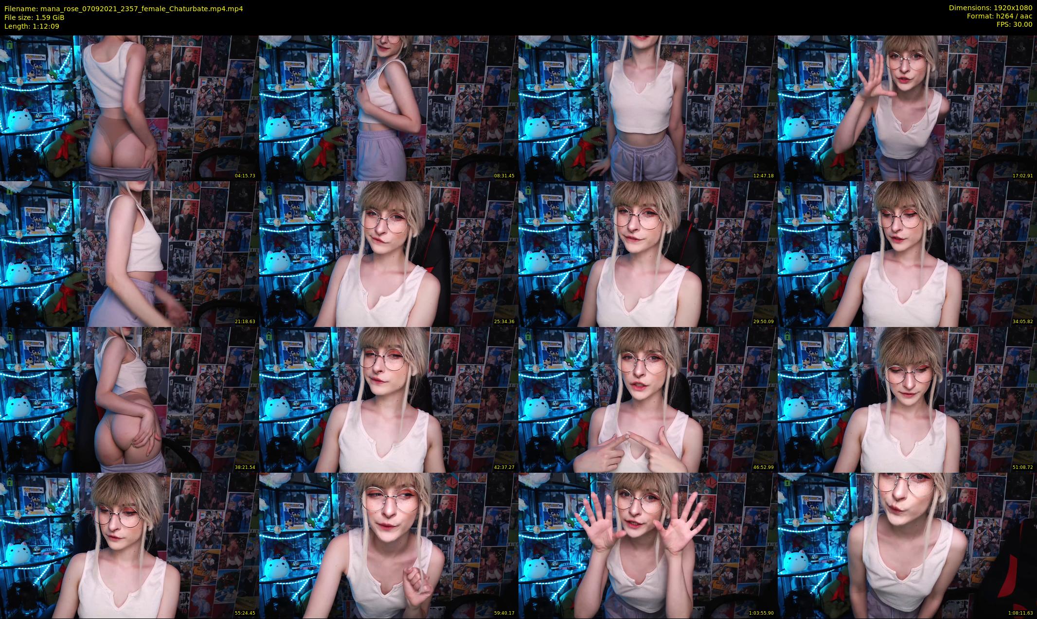 mana_rose — 73 minute Chaturbate female cam show recording, 1080p, Sep 7, 2021