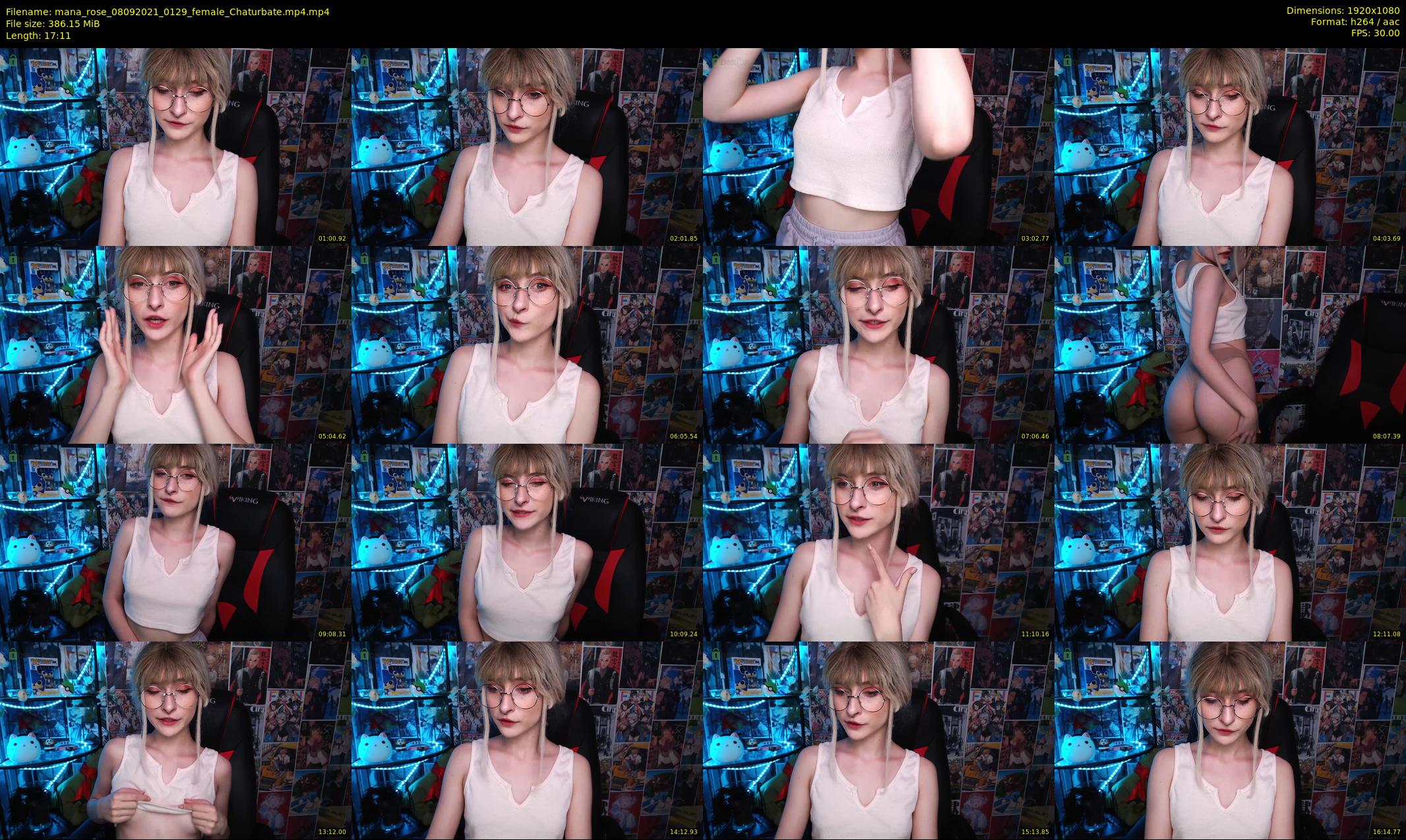 mana_rose — 18 minute Chaturbate female cam show recording, 1080p, Sep 8, 2021