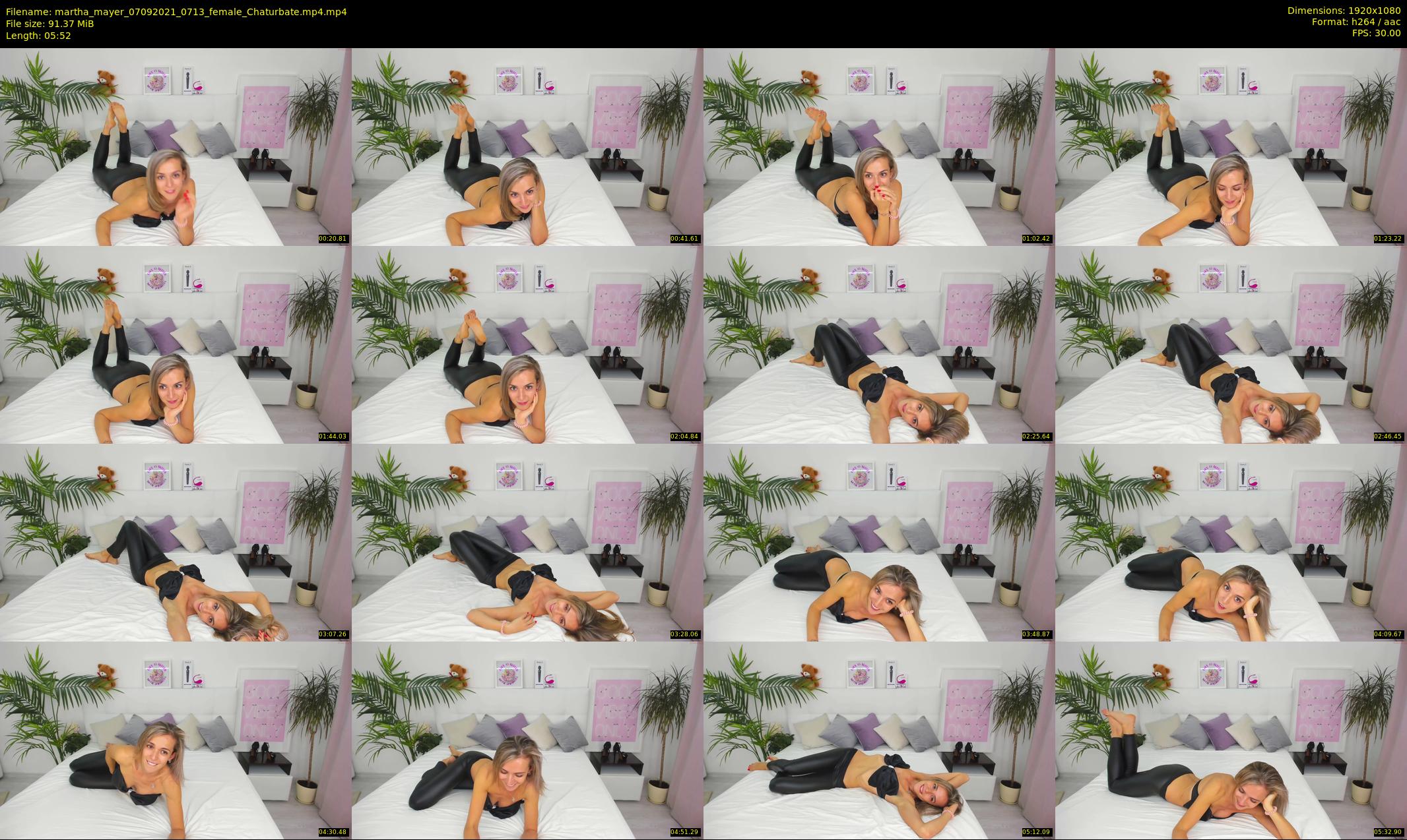 martha_mayer — 6 minute Chaturbate female cam show recording, 1080p, Sep 7, 2021