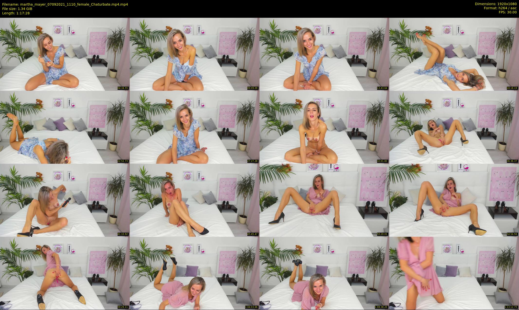 martha_mayer — 78 minute Chaturbate female cam show recording, 1080p, Sep 7, 2021