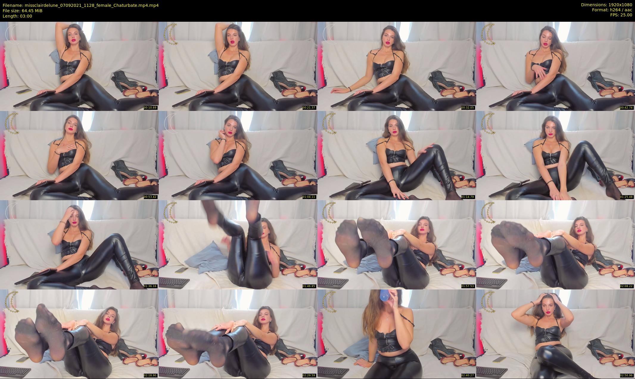 missclairdelune — 3 minute Chaturbate female cam show recording, 1080p, Sep 7, 2021