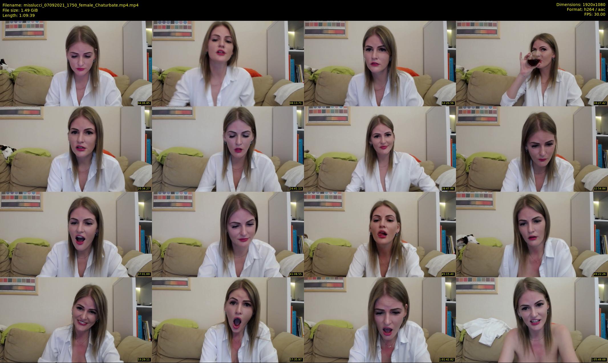 misslucci — 70 minute Chaturbate female cam show recording, 1080p, Sep 7, 2021