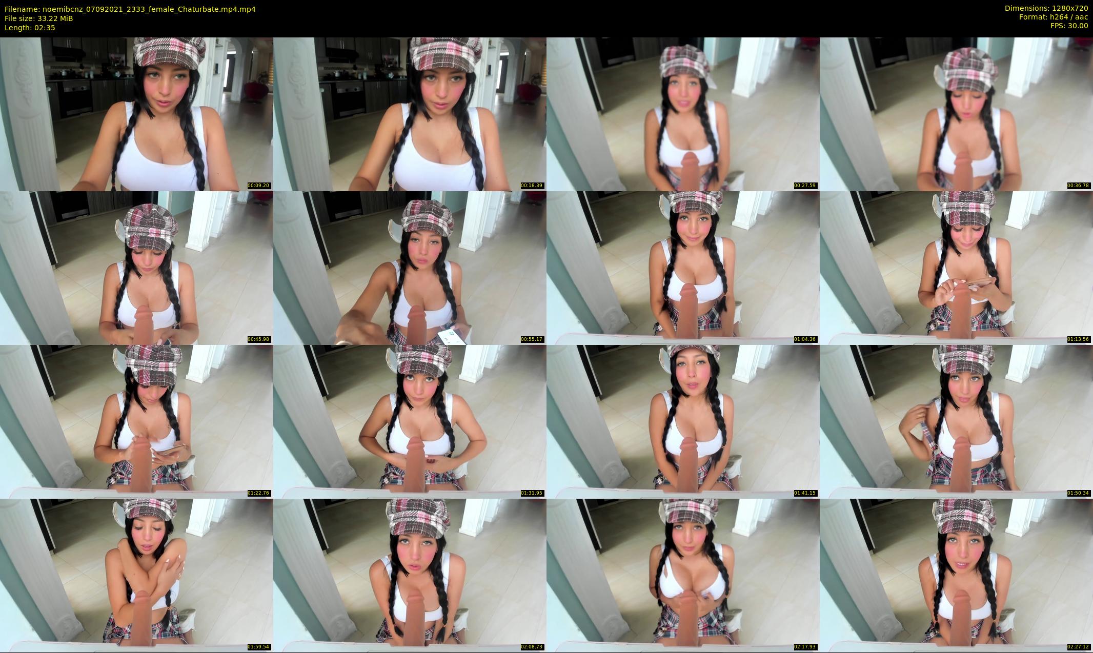 noemibcnz — 3 minute Chaturbate couple cam show recording, 720p, Sep 7, 2021