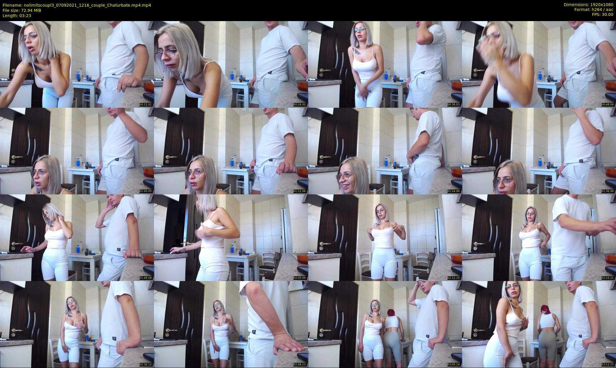 nolimitscoupl3 — 4 minute Chaturbate couple cam show recording, 1080p, Sep 7, 2021