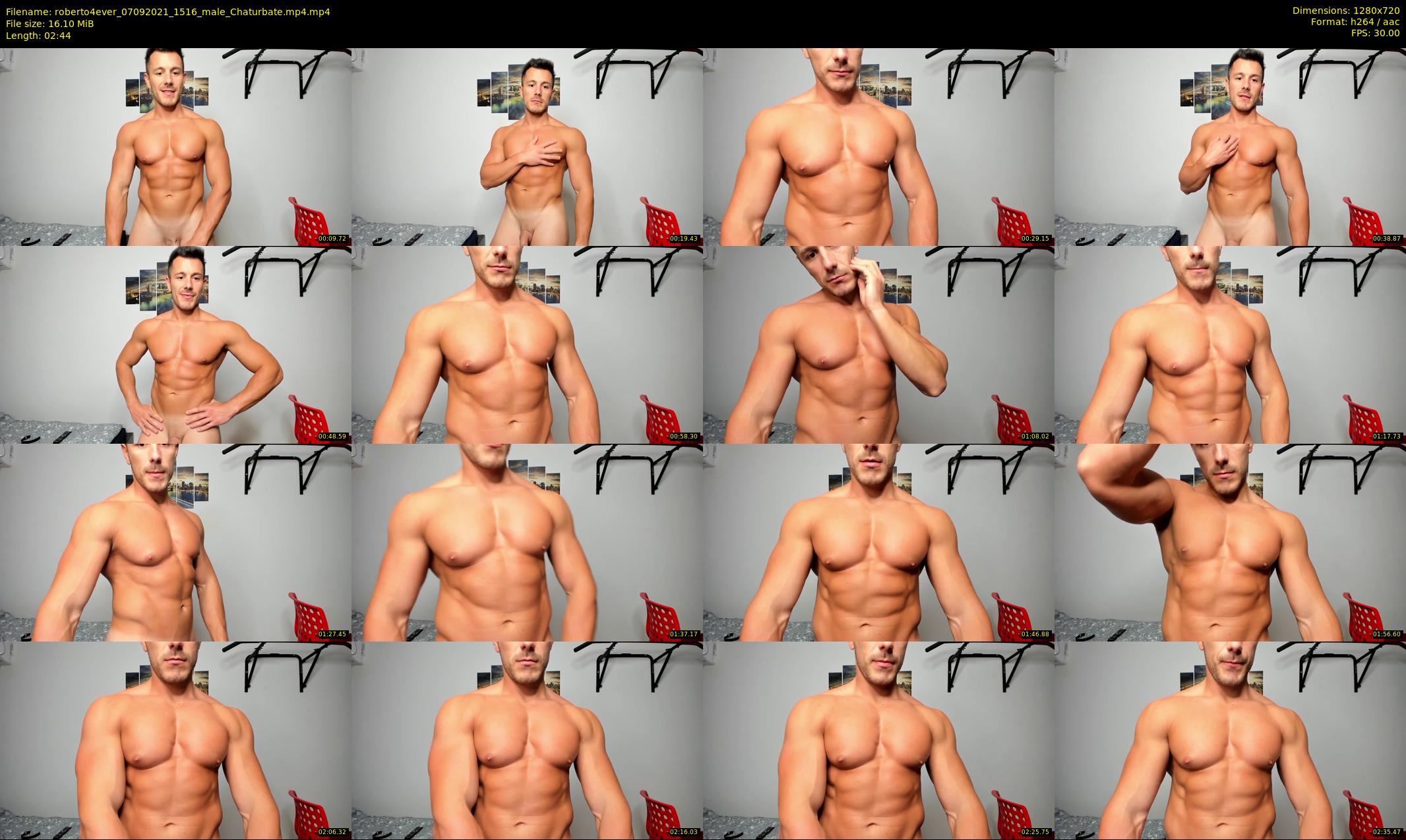 roberto4ever — 3 minute Chaturbate male cam show recording, 720p, Sep 7, 2021