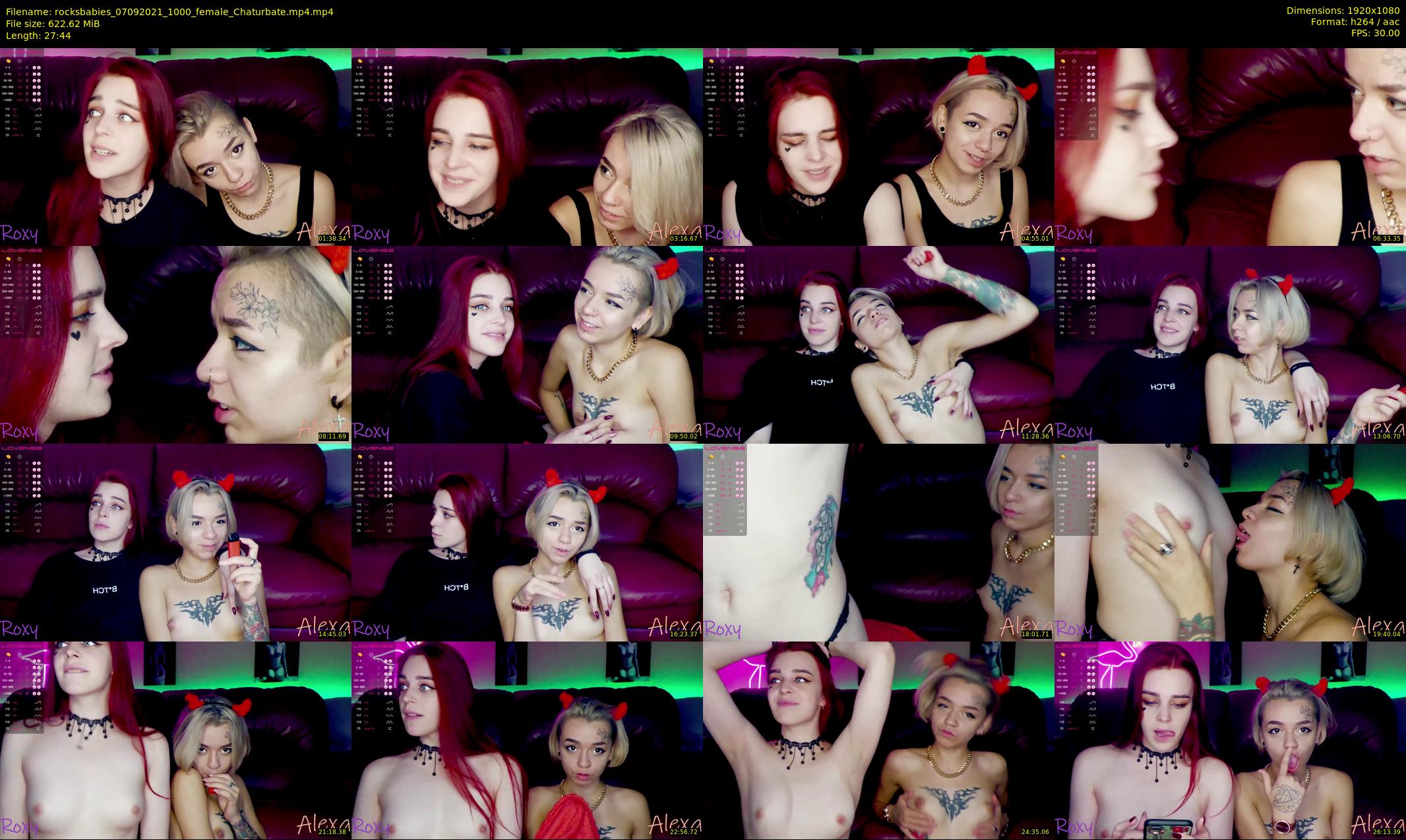 rocksbabies — 28 minute Chaturbate female cam show recording, 1080p, Sep 7, 2021