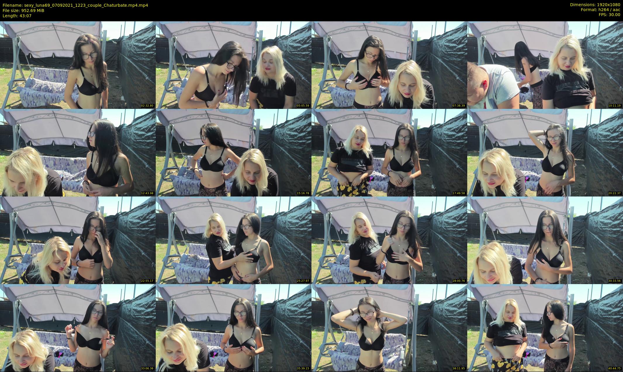 sexy_luna69 — 44 minute Chaturbate couple cam show recording, 1080p, Sep 7, 2021