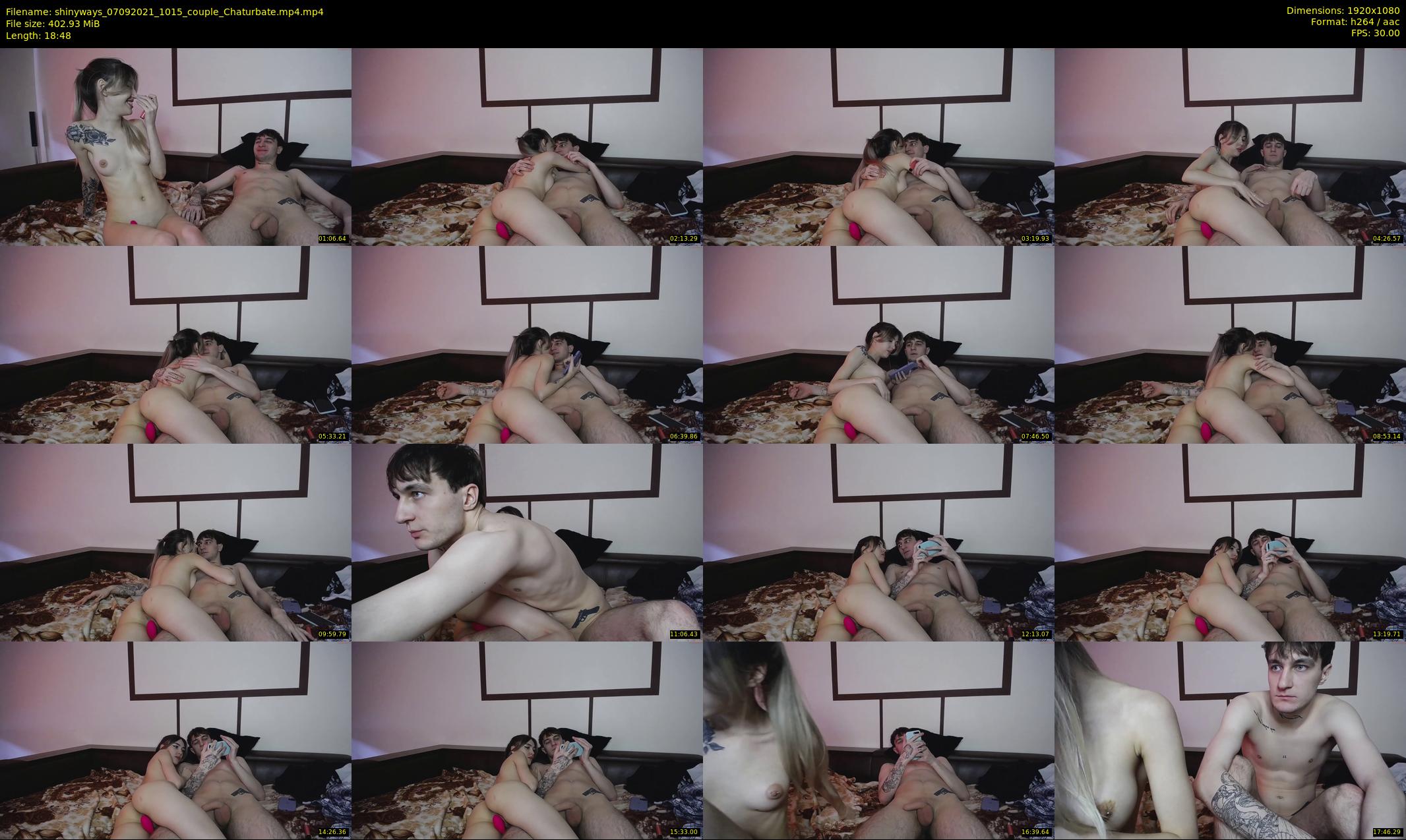 shinyways — 19 minute Chaturbate couple cam show recording, 1080p, Sep 7, 2021
