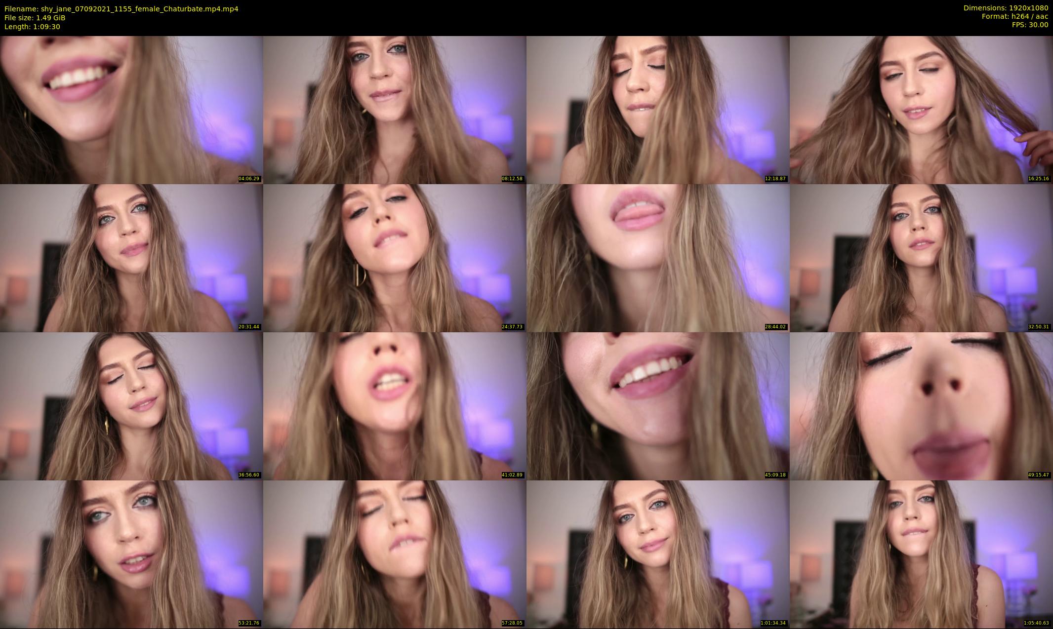 shy_jane — 70 minute Chaturbate female cam show recording, 1080p, Sep 7, 2021